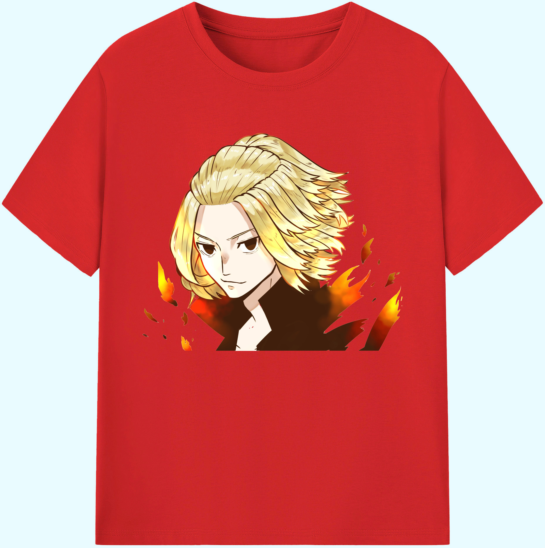 （画像用） 東京リベンジャーズ Tokyo Revengers 綿100％ メンズ半袖Tシャツ｜肌触りやわらか＆通気性