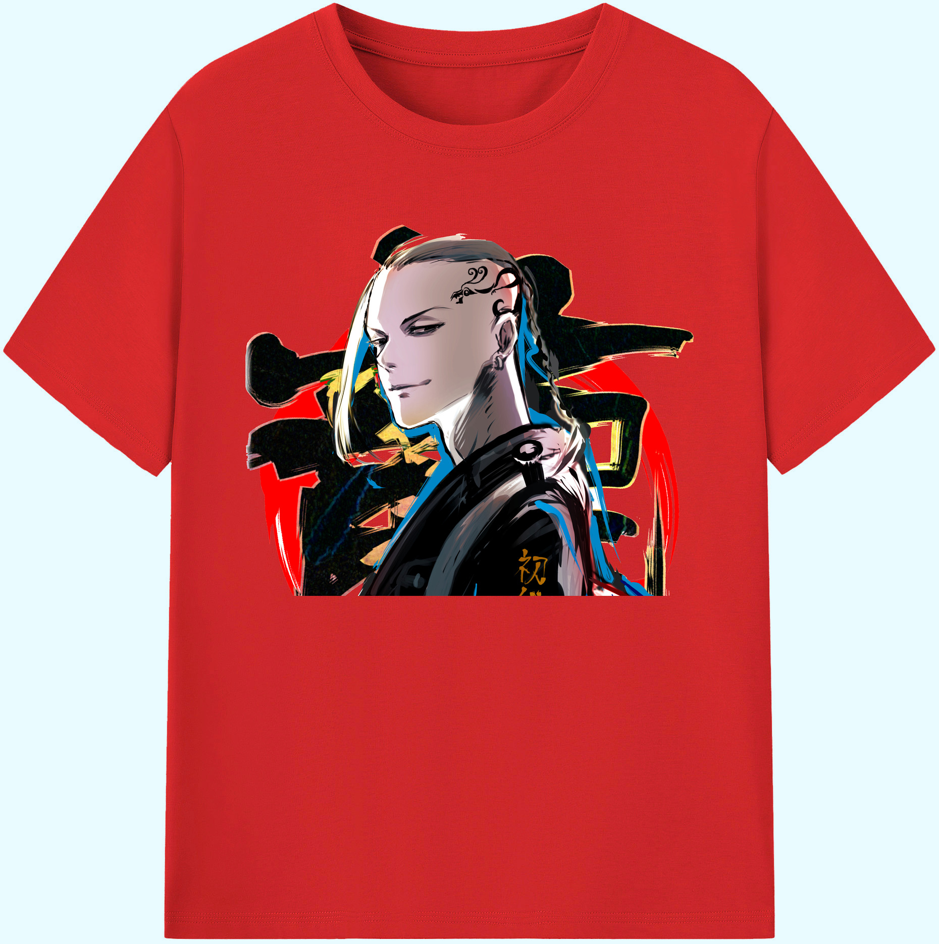 （画像用） 東京リベンジャーズ Tokyo Revengers 綿100％ メンズ半袖Tシャツ｜肌触りやわらか＆通気性