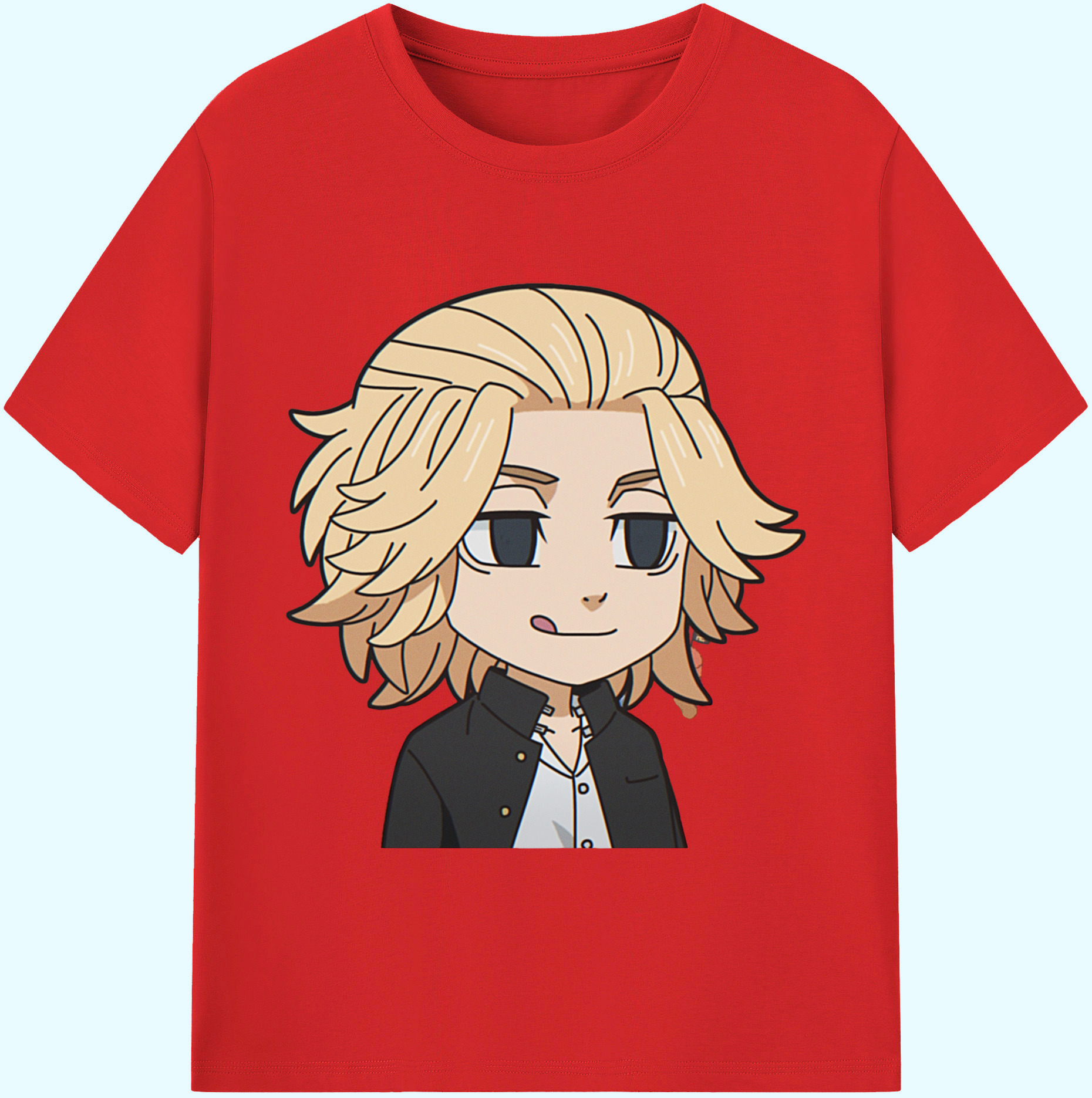 （画像用） 東京リベンジャーズ Tokyo Revengers 綿100％ メンズ半袖Tシャツ｜肌触りやわらか＆通気性