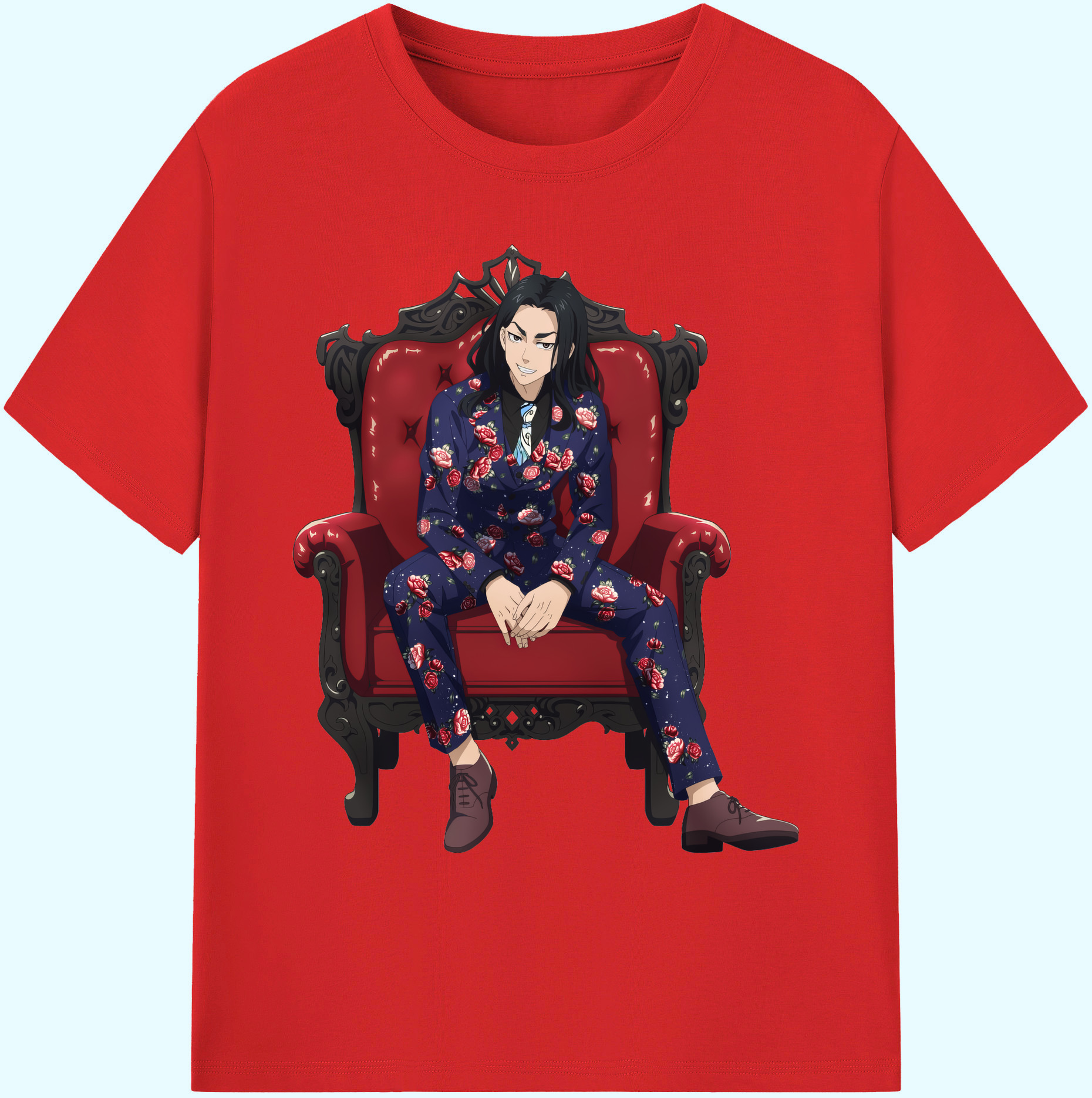 （画像用） 東京リベンジャーズ Tokyo Revengers 綿100％ メンズ半袖Tシャツ｜肌触りやわらか＆通気性