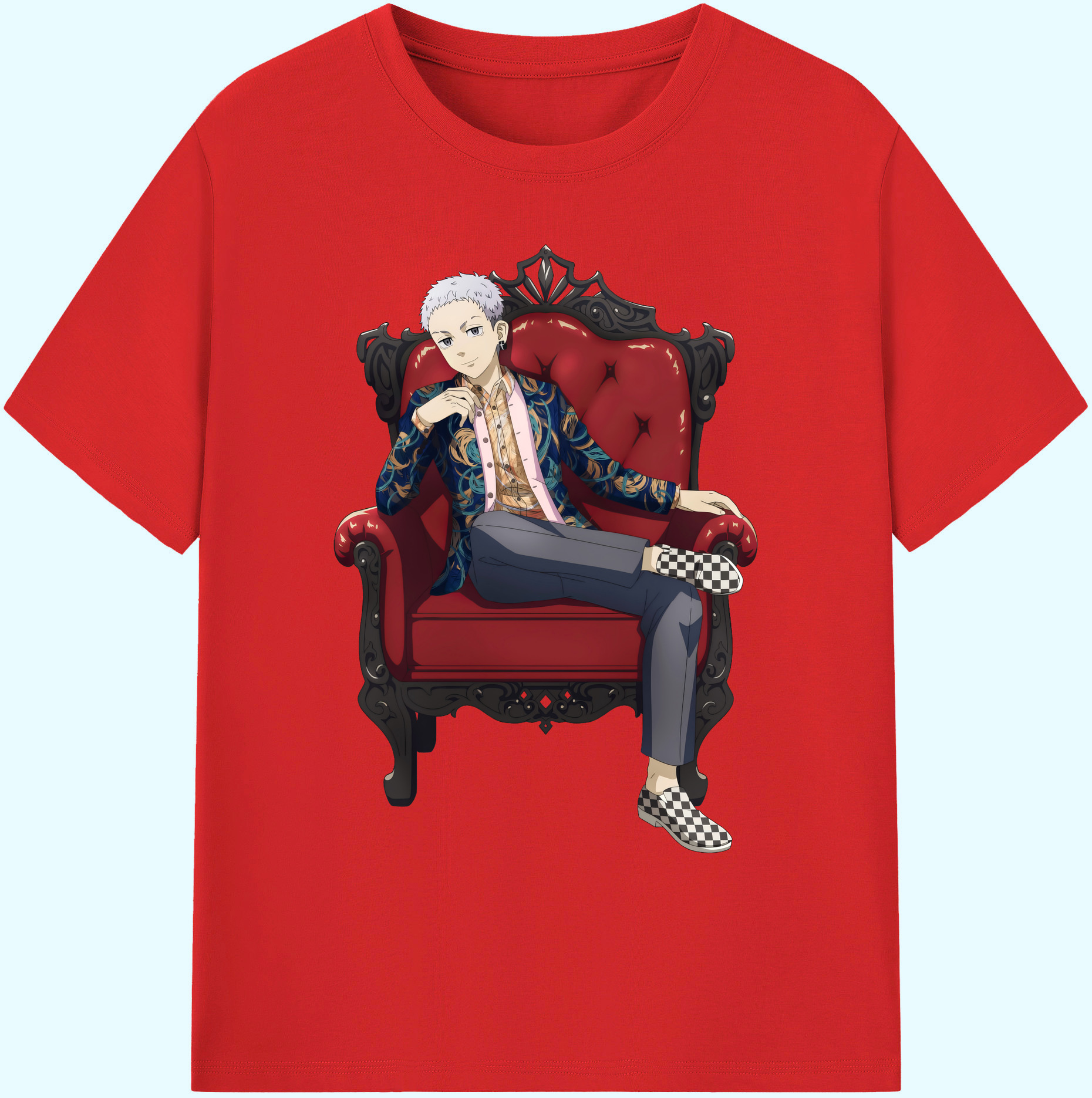 （画像用） 東京リベンジャーズ Tokyo Revengers 綿100％ メンズ半袖Tシャツ｜肌触りやわらか＆通気性
