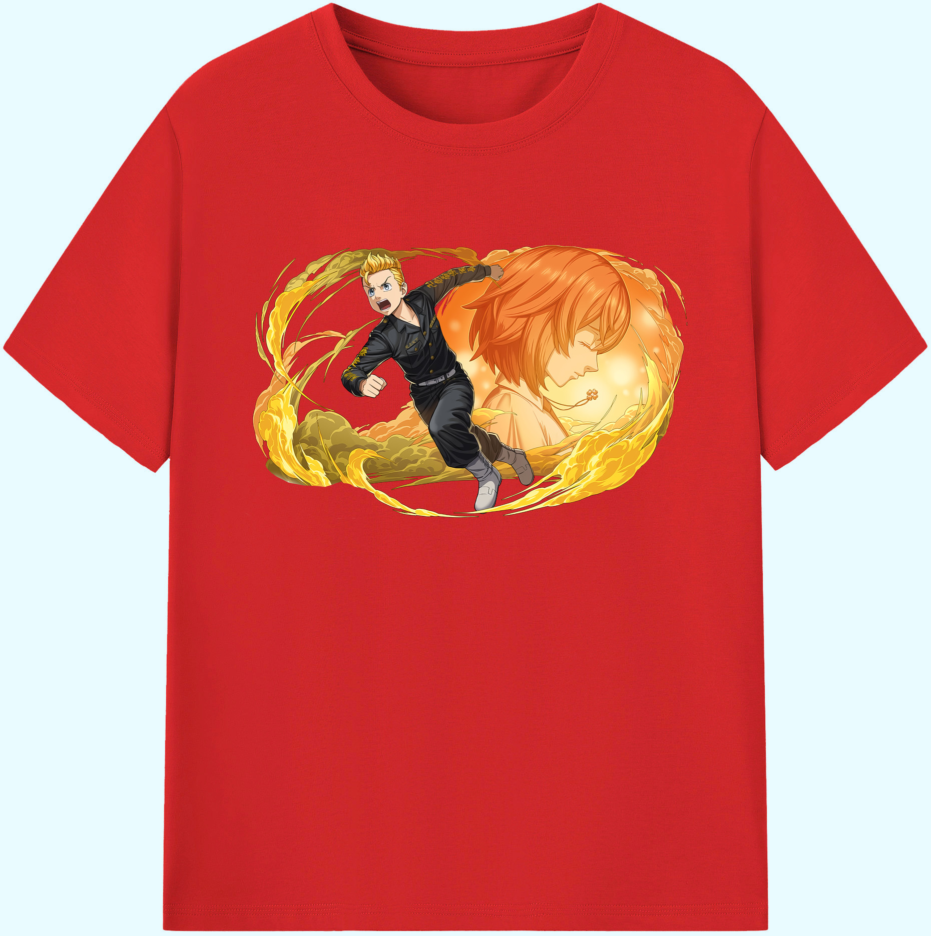 （画像用） 東京リベンジャーズ Tokyo Revengers 綿100％ メンズ半袖Tシャツ｜肌触りやわらか＆通気性