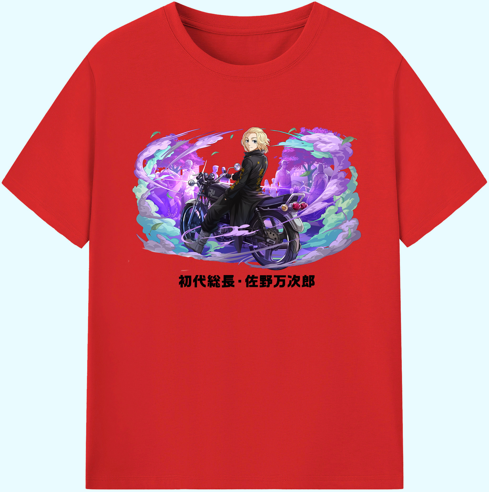 （画像用） 東京リベンジャーズ Tokyo Revengers 綿100％ メンズ半袖Tシャツ｜肌触りやわらか＆通気性