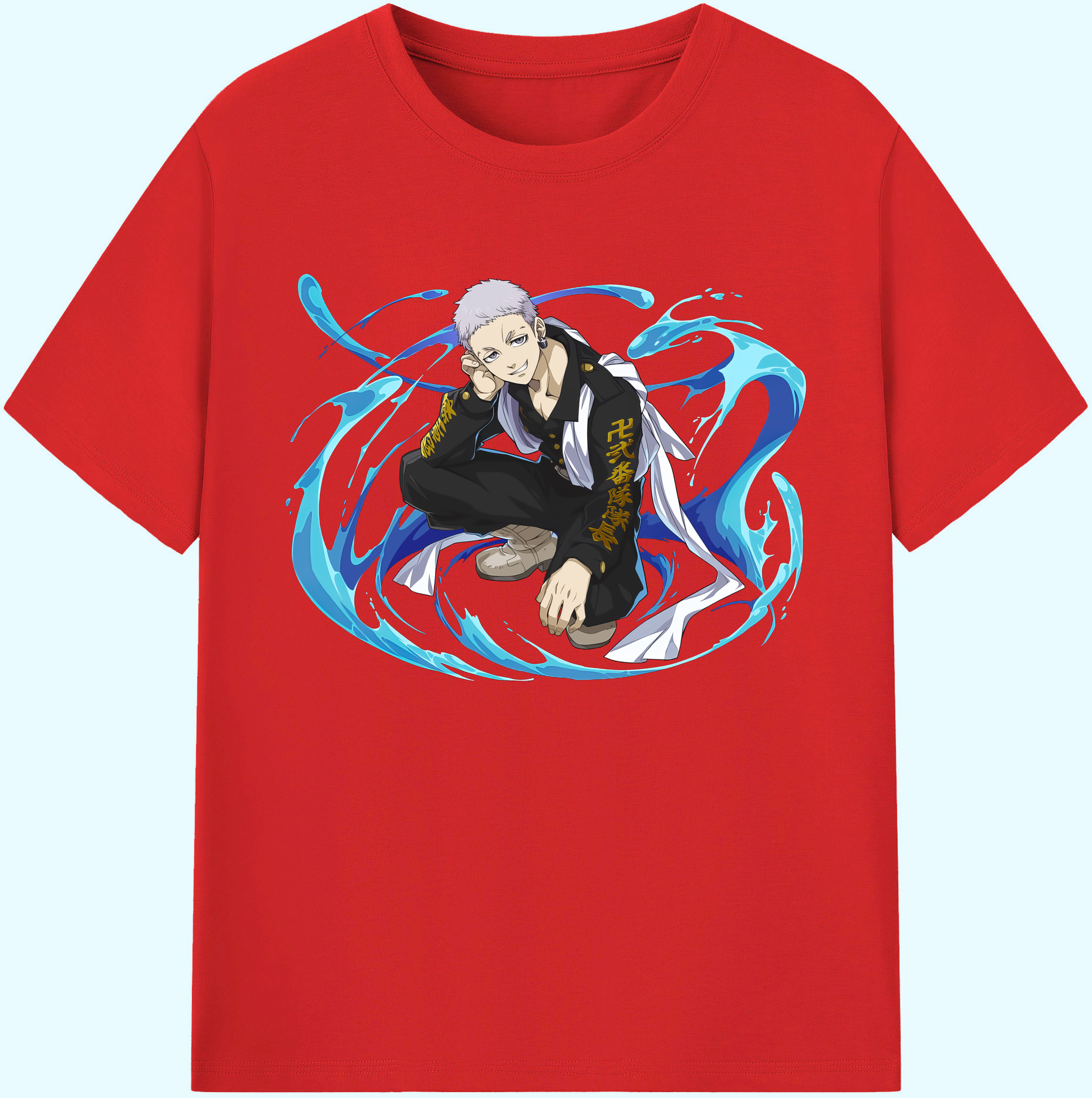 （画像用） 東京リベンジャーズ Tokyo Revengers 綿100％ メンズ半袖Tシャツ｜肌触りやわらか＆通気性