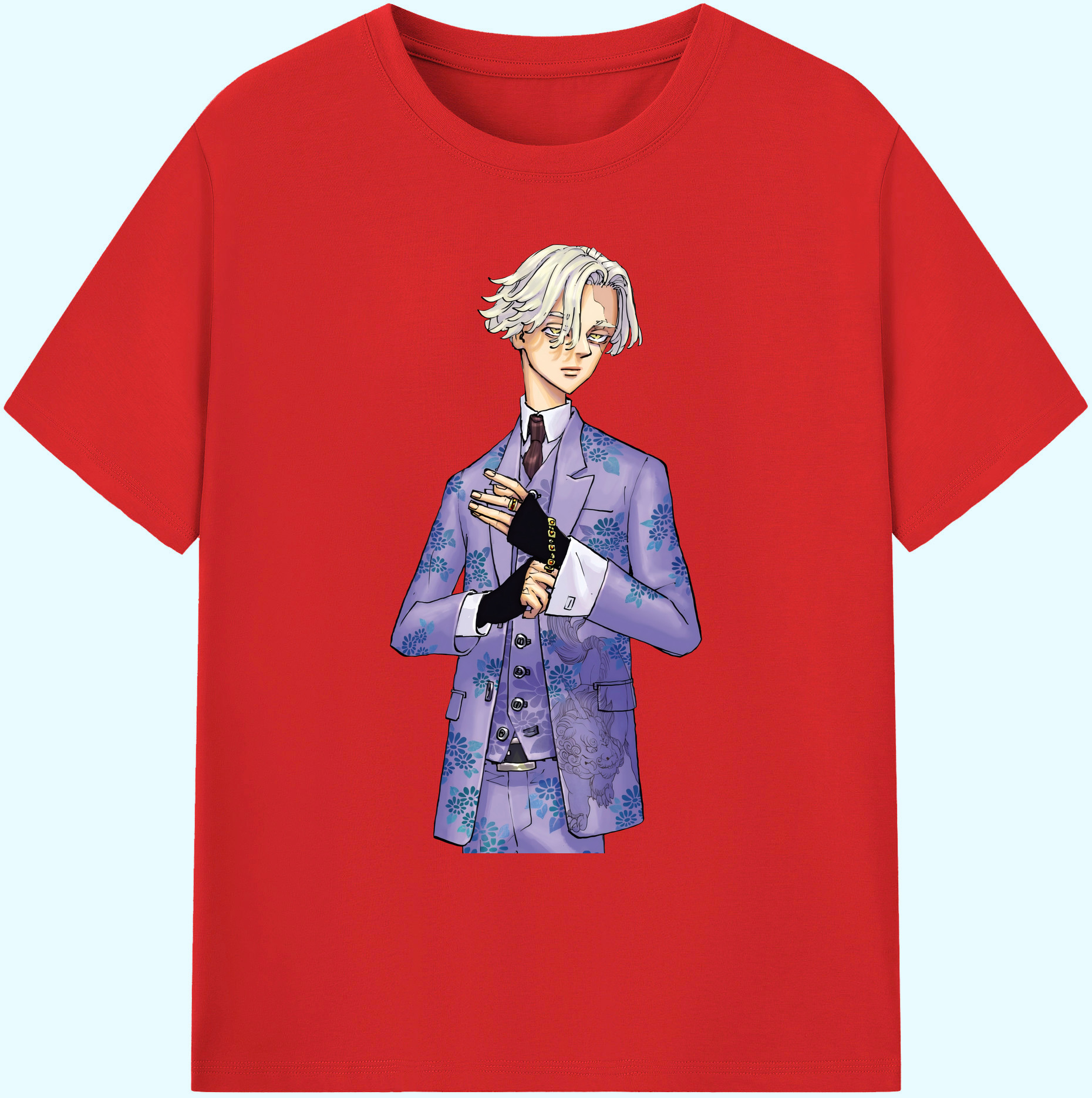 （画像用） 東京リベンジャーズ Tokyo Revengers 綿100％ メンズ半袖Tシャツ｜肌触りやわらか＆通気性