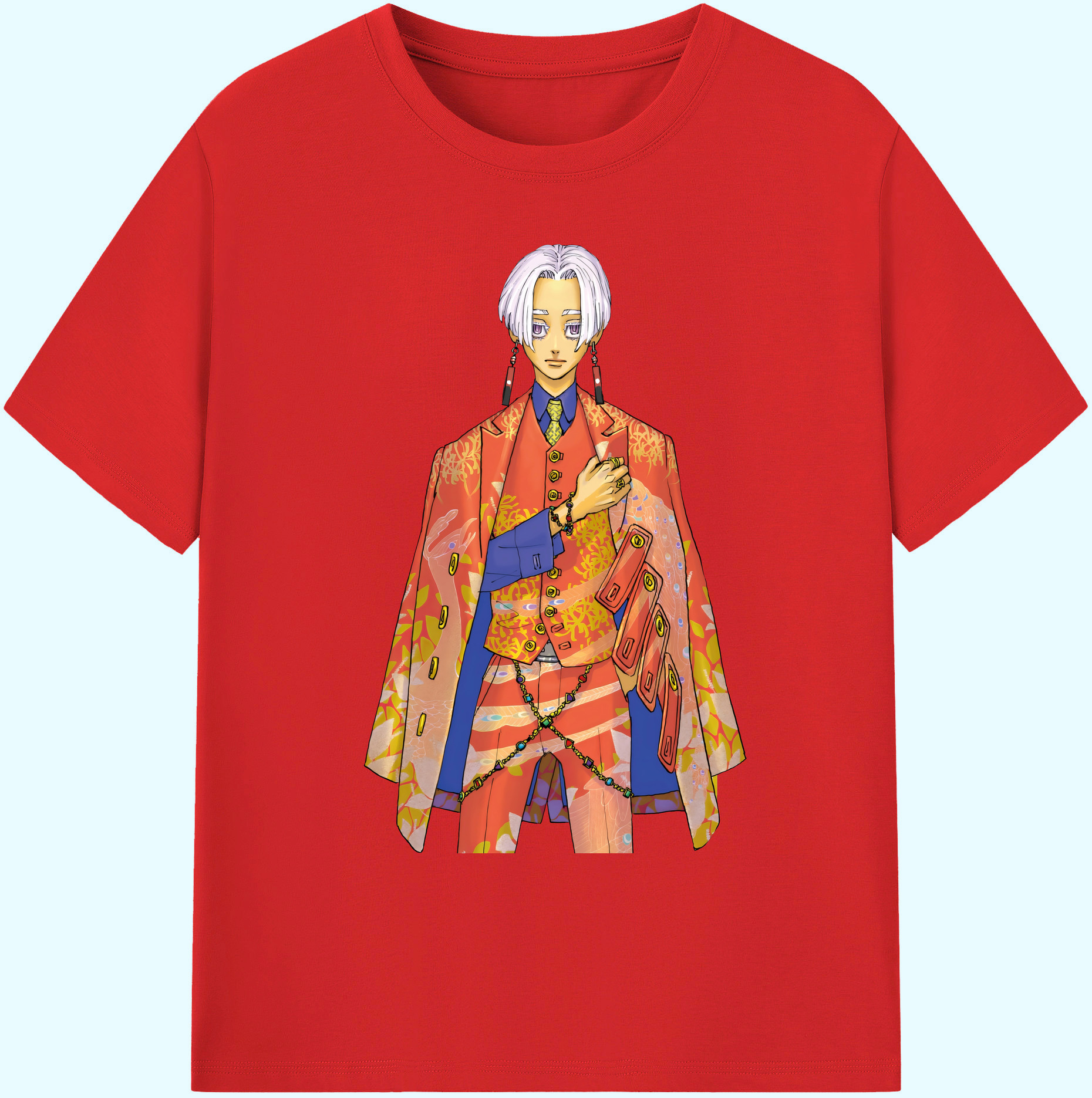 （画像用） 東京リベンジャーズ Tokyo Revengers 綿100％ メンズ半袖Tシャツ｜肌触りやわらか＆通気性