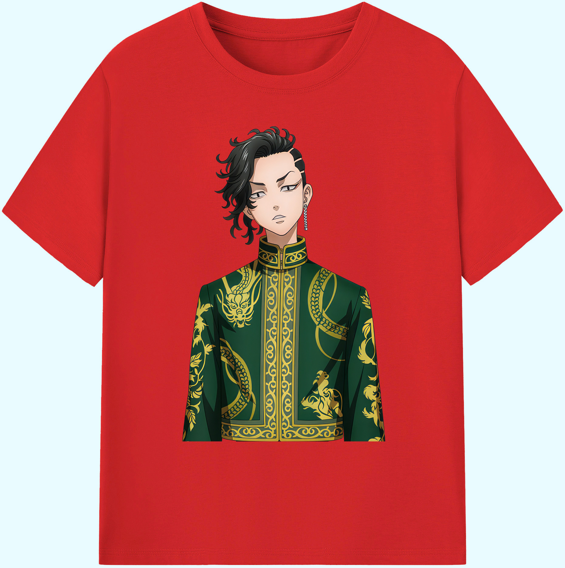 （画像用） 東京リベンジャーズ Tokyo Revengers 綿100％ メンズ半袖Tシャツ｜肌触りやわらか＆通気性