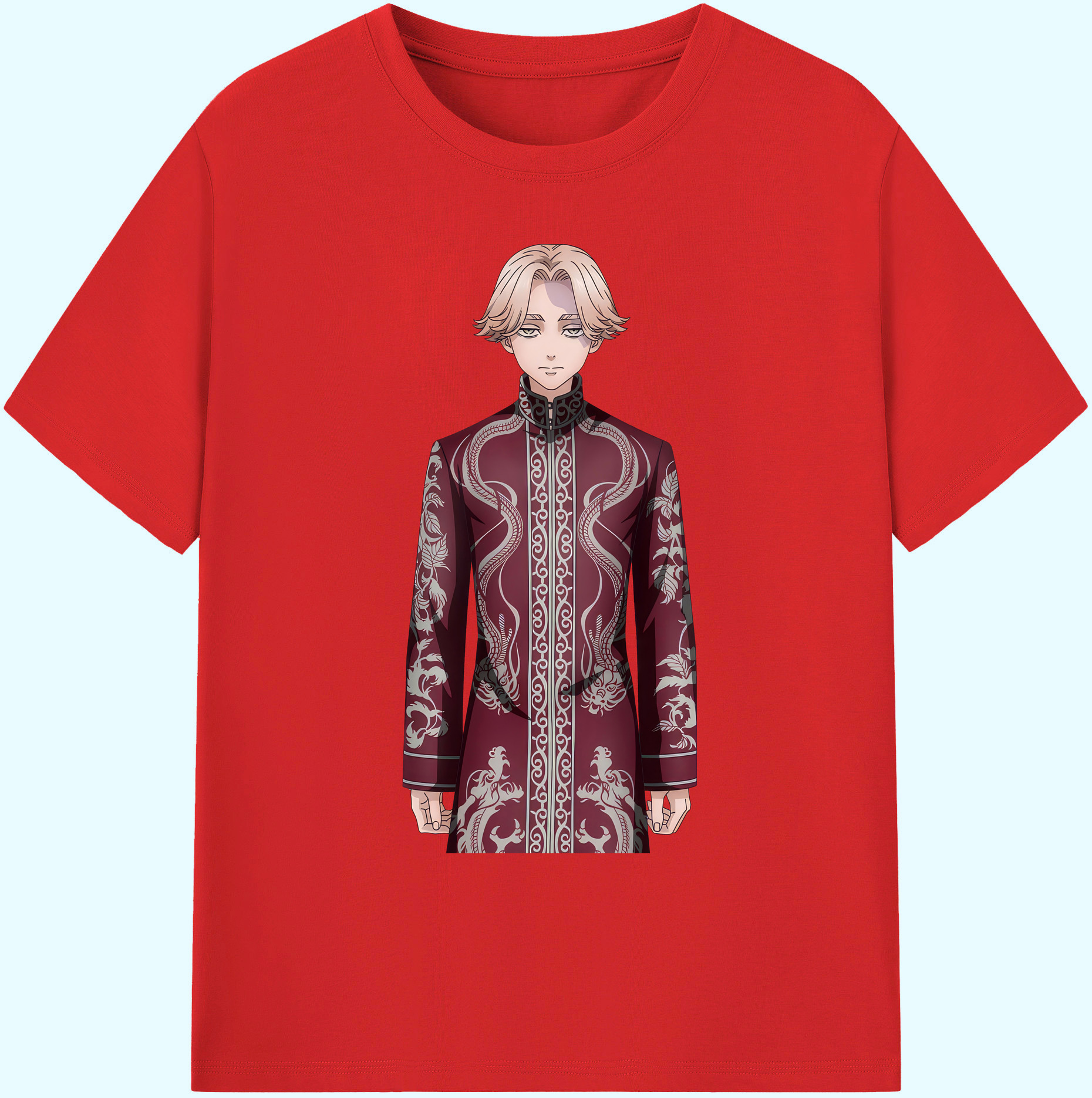 （画像用） 東京リベンジャーズ Tokyo Revengers 綿100％ メンズ半袖Tシャツ｜肌触りやわらか＆通気性
