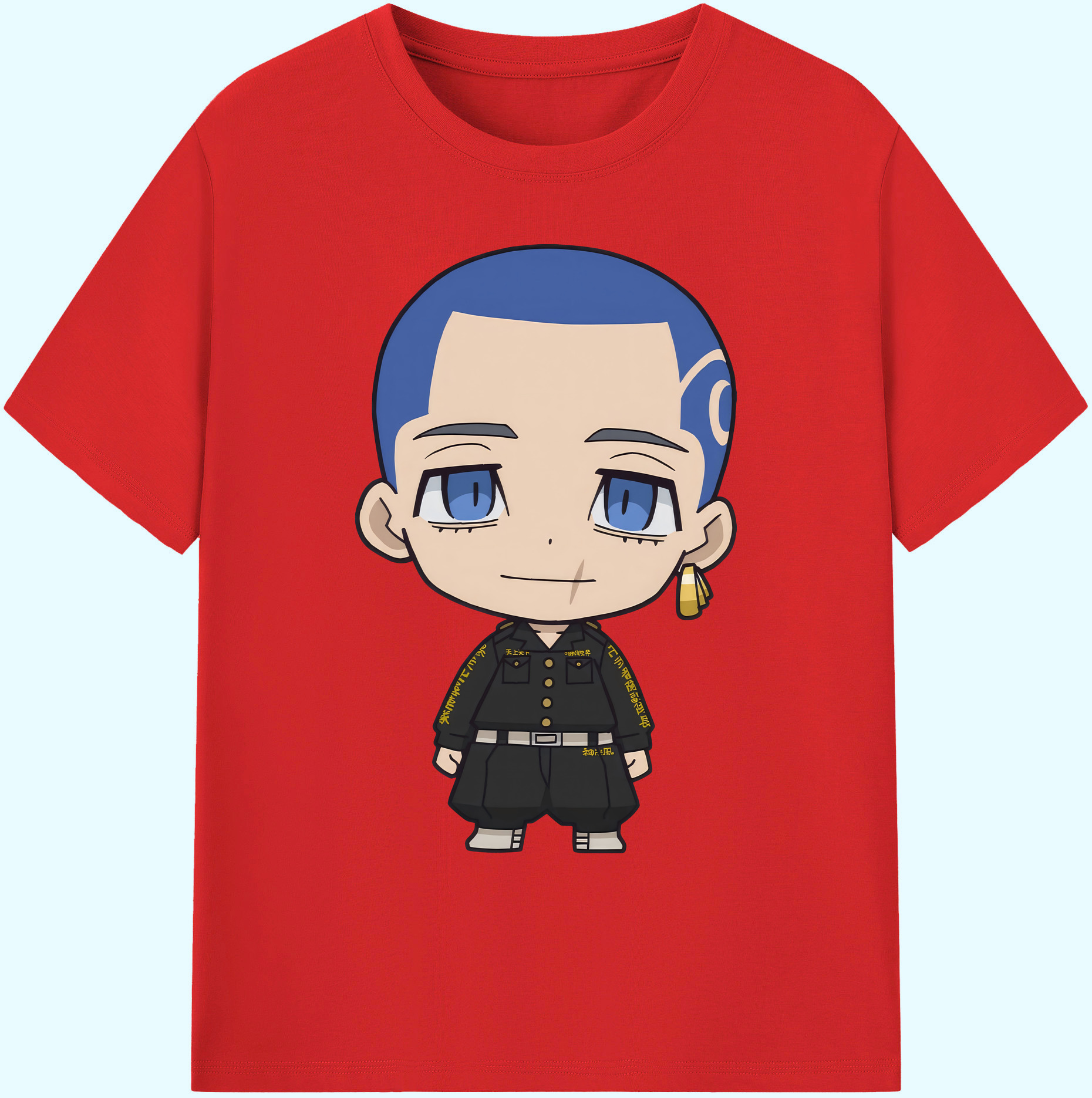 （画像用） 東京リベンジャーズ Tokyo Revengers 綿100％ メンズ半袖Tシャツ｜肌触りやわらか＆通気性