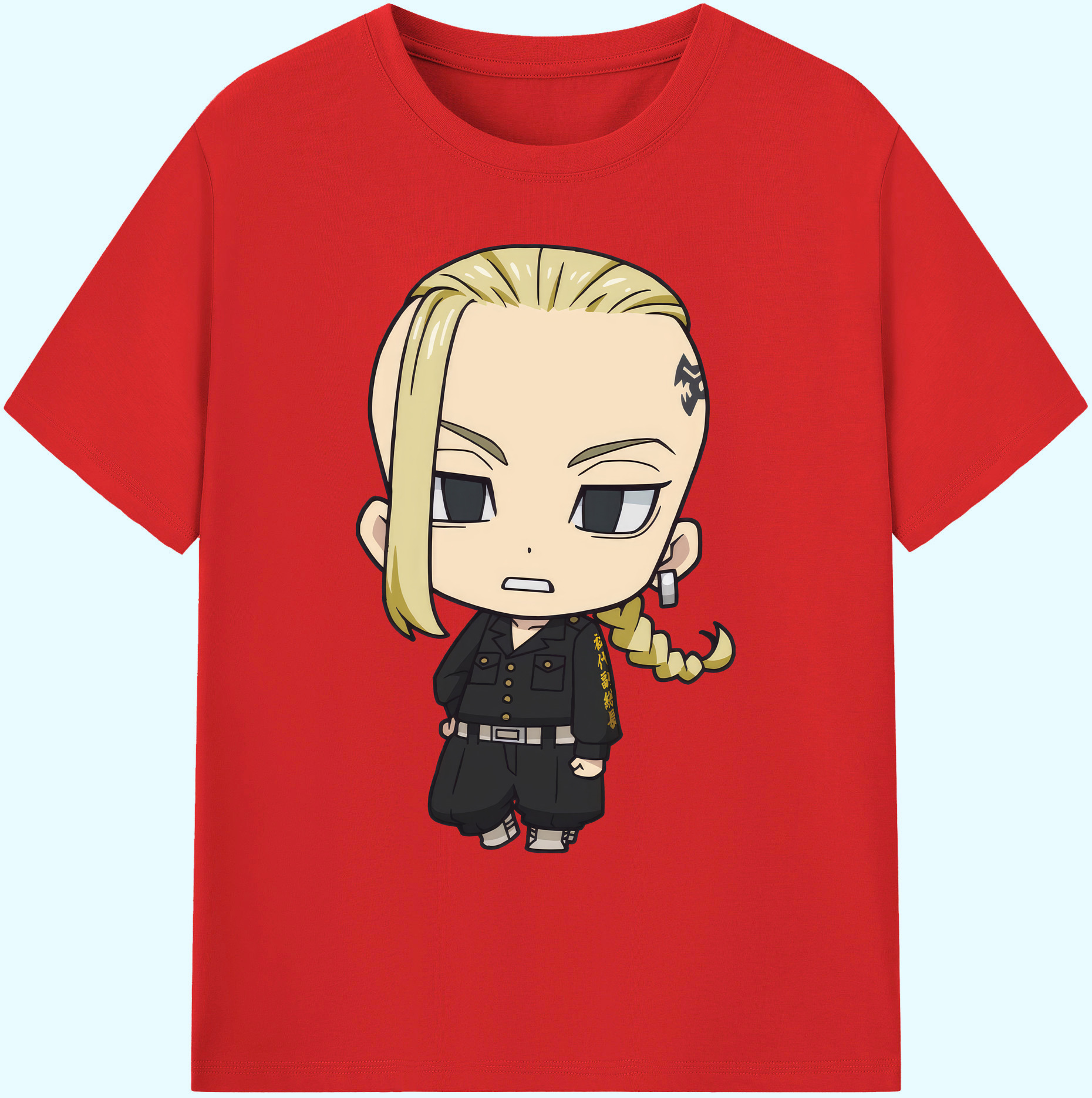（画像用） 東京リベンジャーズ Tokyo Revengers 綿100％ メンズ半袖Tシャツ｜肌触りやわらか＆通気性