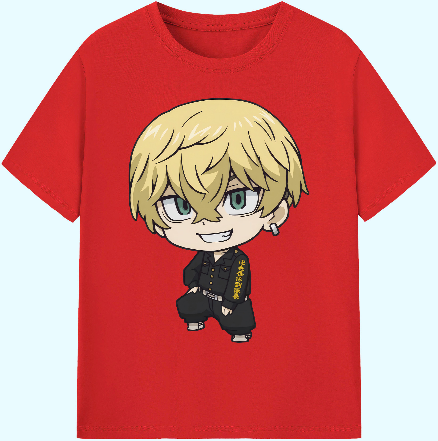 （画像用） 東京リベンジャーズ Tokyo Revengers 綿100％ メンズ半袖Tシャツ｜肌触りやわらか＆通気性