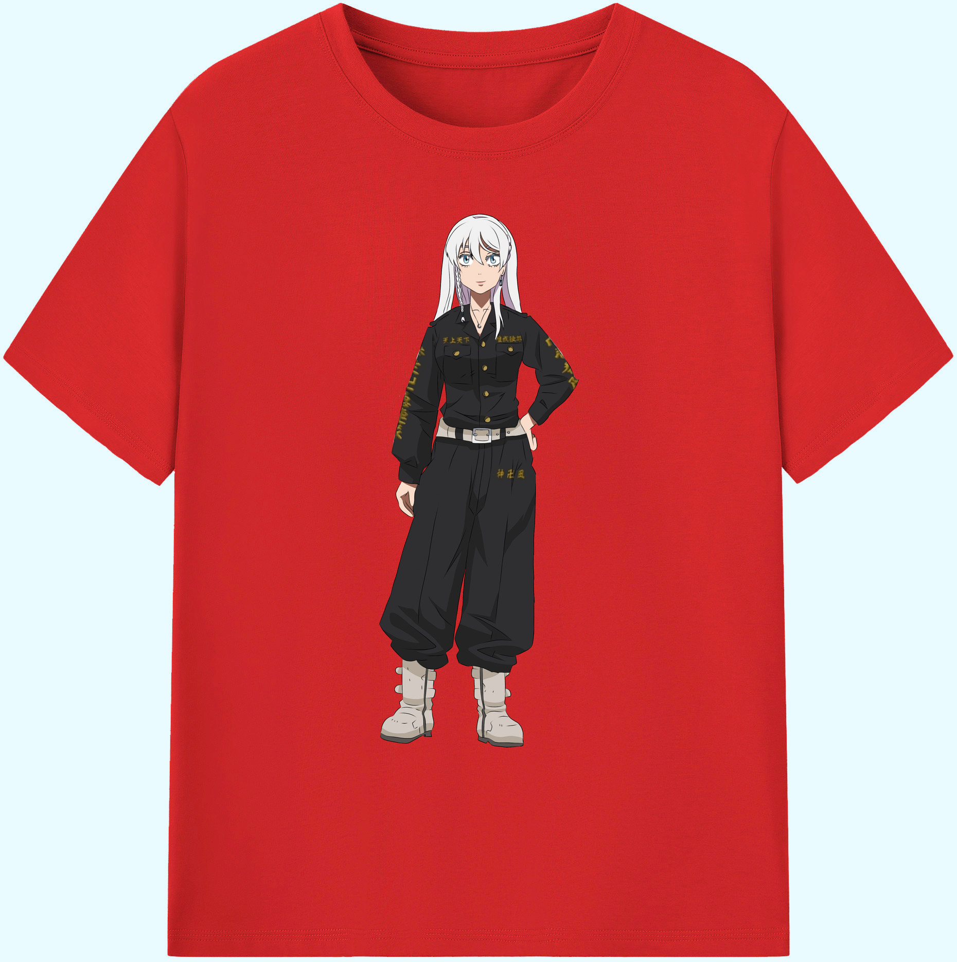 （画像用） 東京リベンジャーズ Tokyo Revengers 綿100％ メンズ半袖Tシャツ｜肌触りやわらか＆通気性