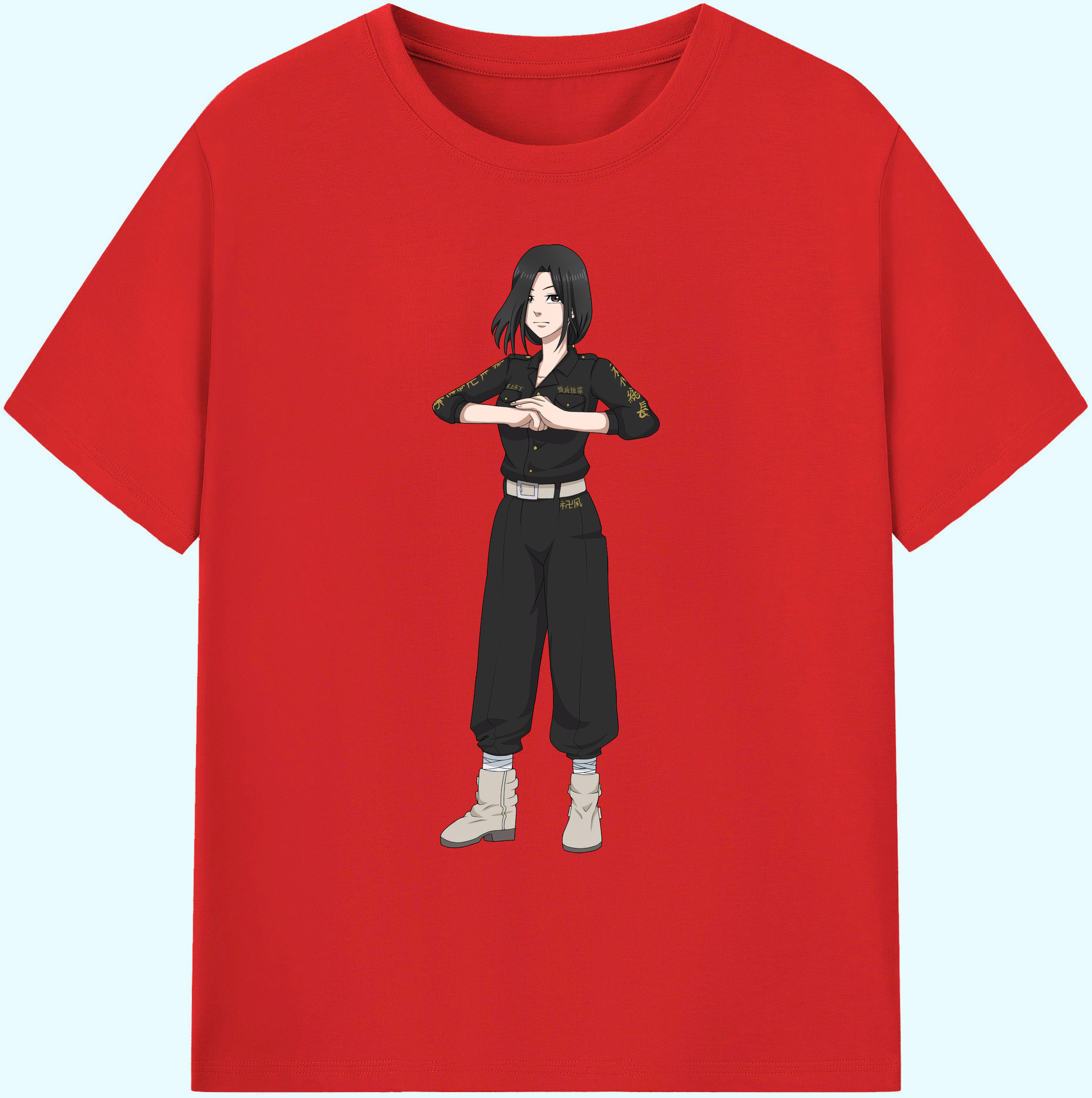 （画像用） 東京リベンジャーズ Tokyo Revengers 綿100％ メンズ半袖Tシャツ｜肌触りやわらか＆通気性