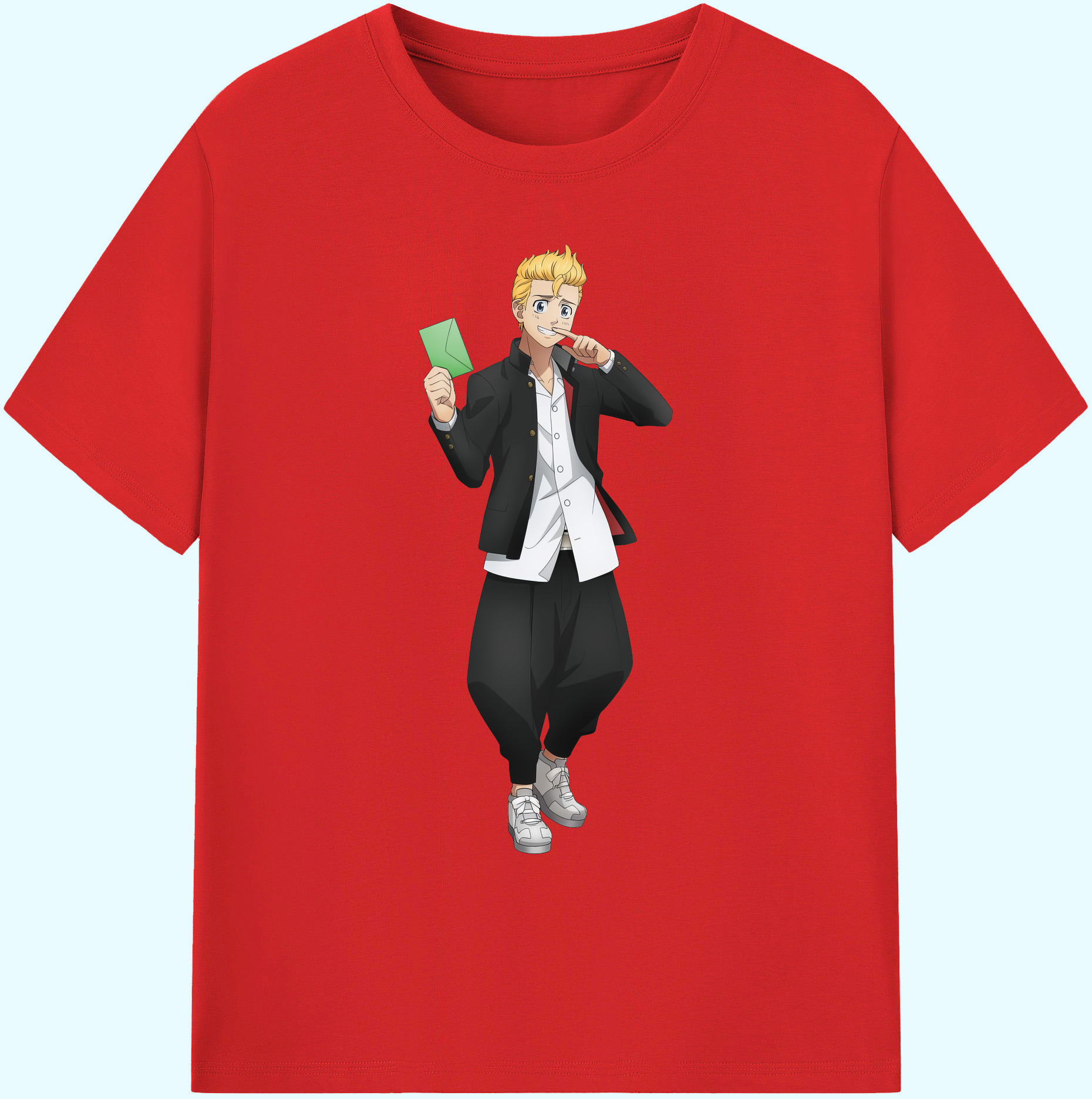 （画像用） 東京リベンジャーズ Tokyo Revengers 綿100％ メンズ半袖Tシャツ｜肌触りやわらか＆通気性