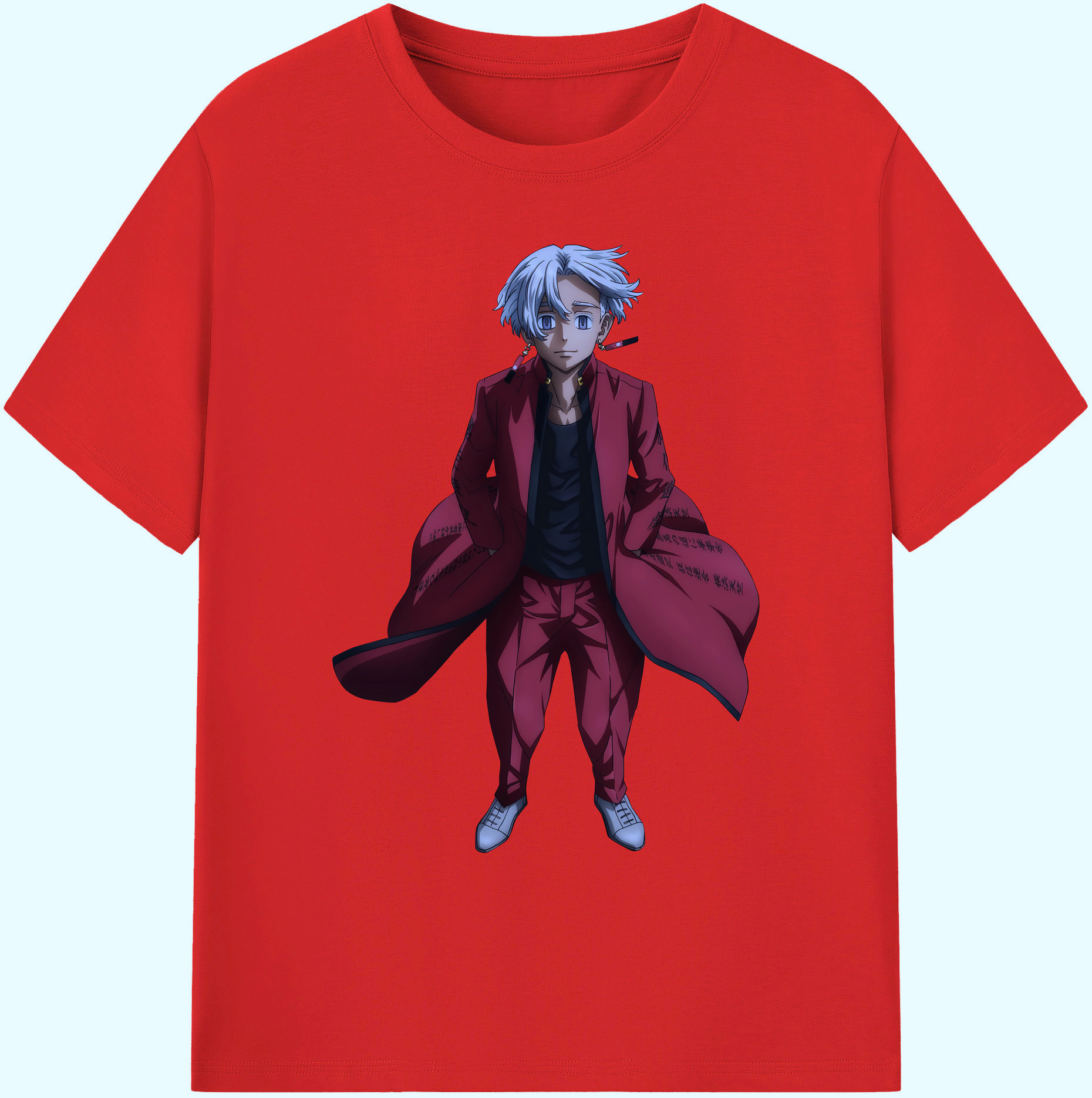 （画像用） 東京リベンジャーズ Tokyo Revengers 綿100％ メンズ半袖Tシャツ｜肌触りやわらか＆通気性