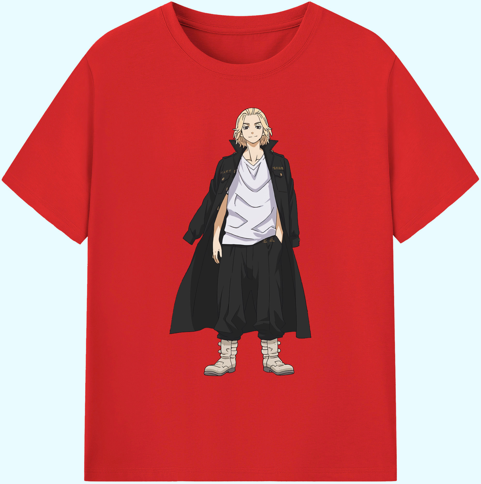（画像用） 東京リベンジャーズ Tokyo Revengers 綿100％ メンズ半袖Tシャツ｜肌触りやわらか＆通気性