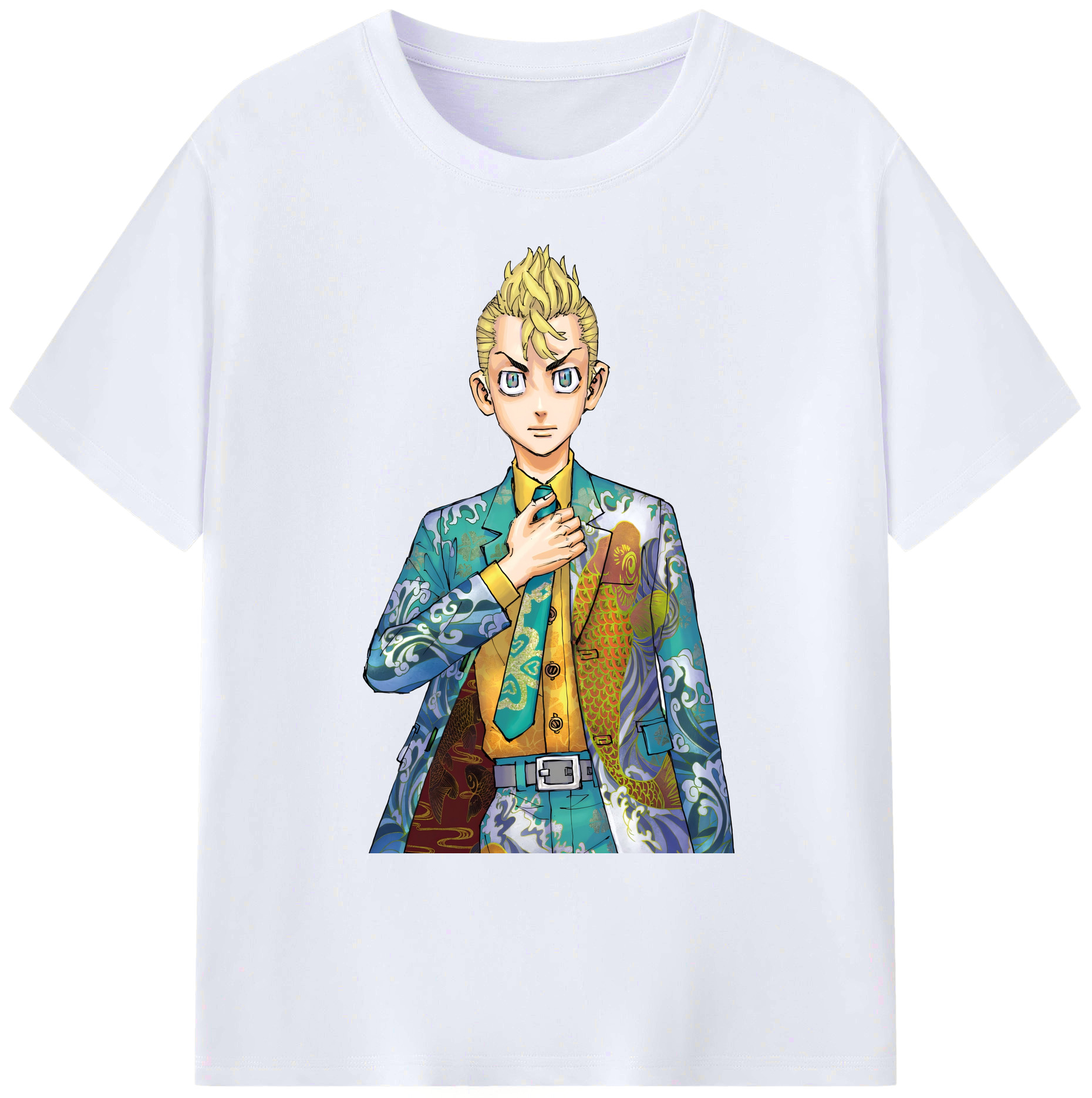 （画像用） 東京リベンジャーズ Tokyo Revengers 綿100％ メンズ半袖Tシャツ｜肌触りやわらか＆通気性