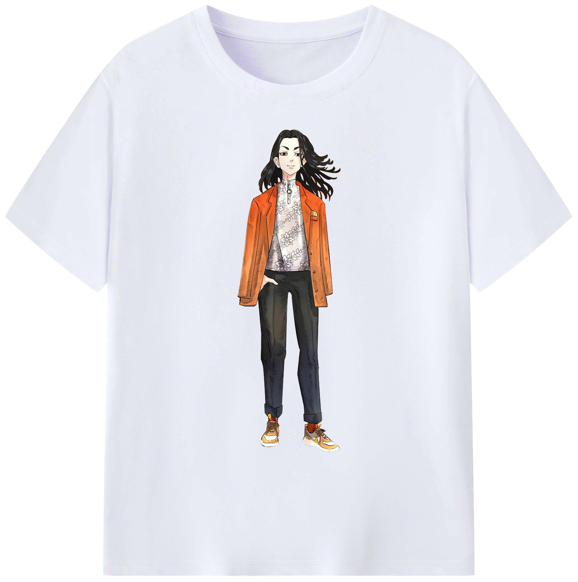 （画像用） 東京リベンジャーズ Tokyo Revengers 綿100％ メンズ半袖Tシャツ｜肌触りやわらか＆通気性