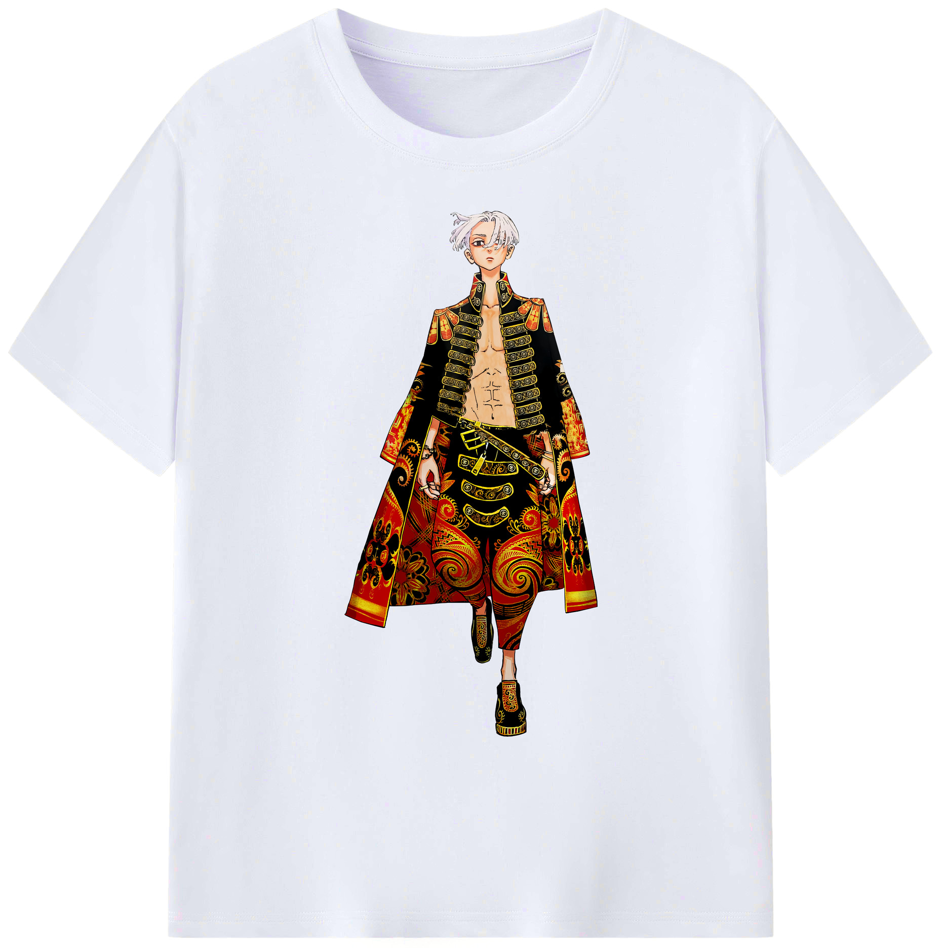 （画像用） 東京リベンジャーズ Tokyo Revengers 綿100％ メンズ半袖Tシャツ｜肌触りやわらか＆通気性