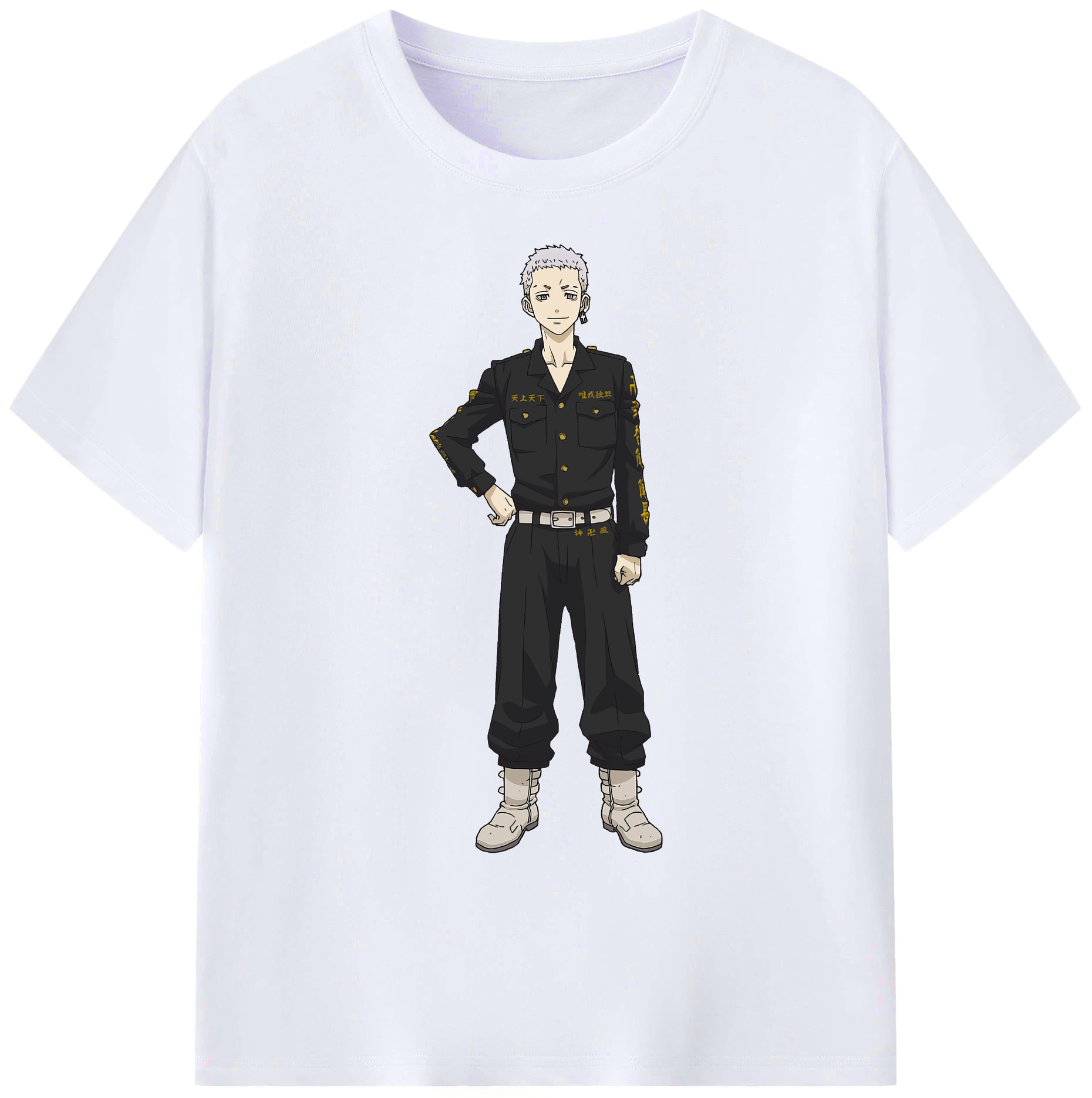 （画像用） 東京リベンジャーズ Tokyo Revengers 綿100％ メンズ半袖Tシャツ｜肌触りやわらか＆通気性