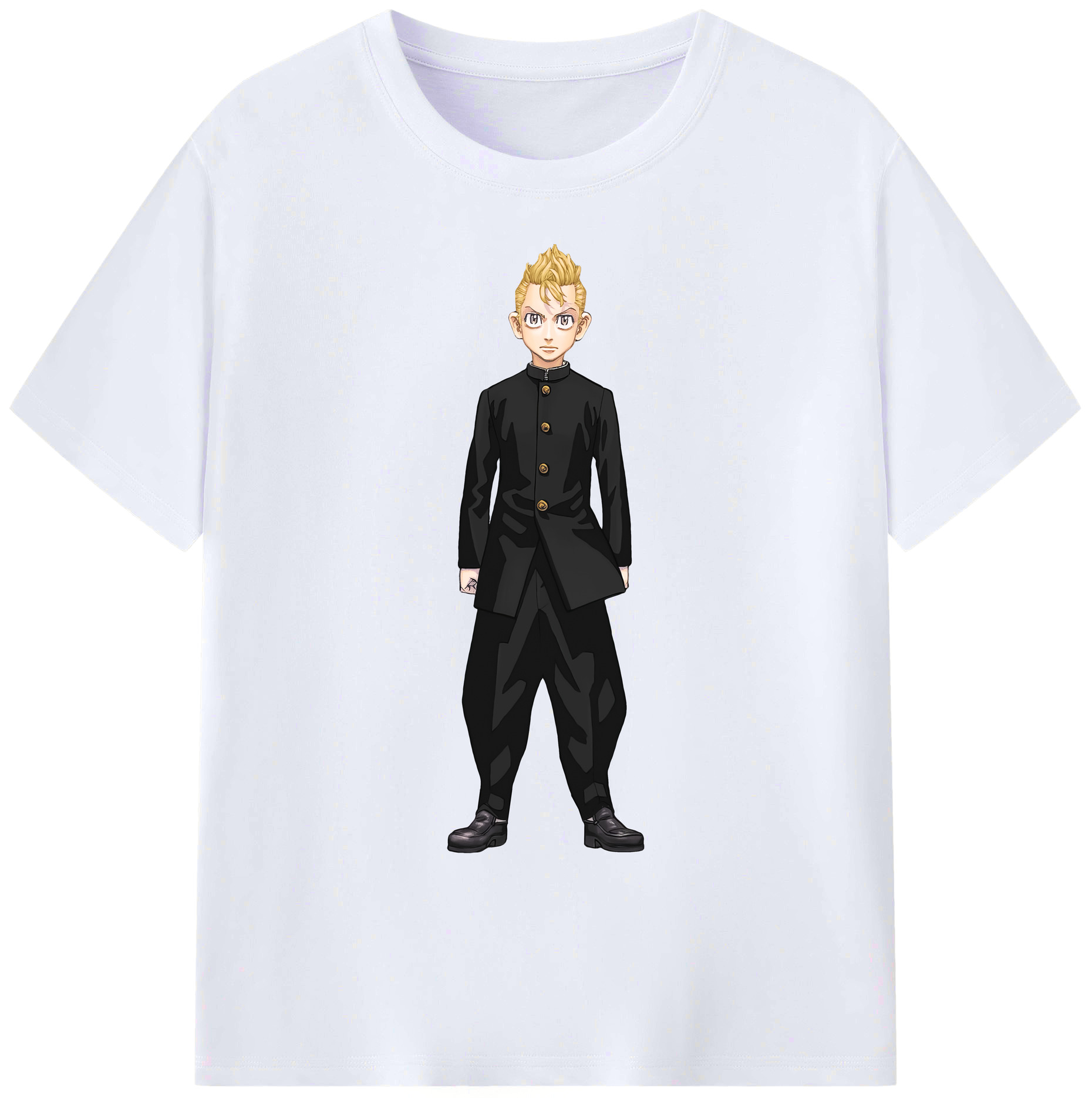 （画像用） 東京リベンジャーズ Tokyo Revengers 綿100％ メンズ半袖Tシャツ｜肌触りやわらか＆通気性