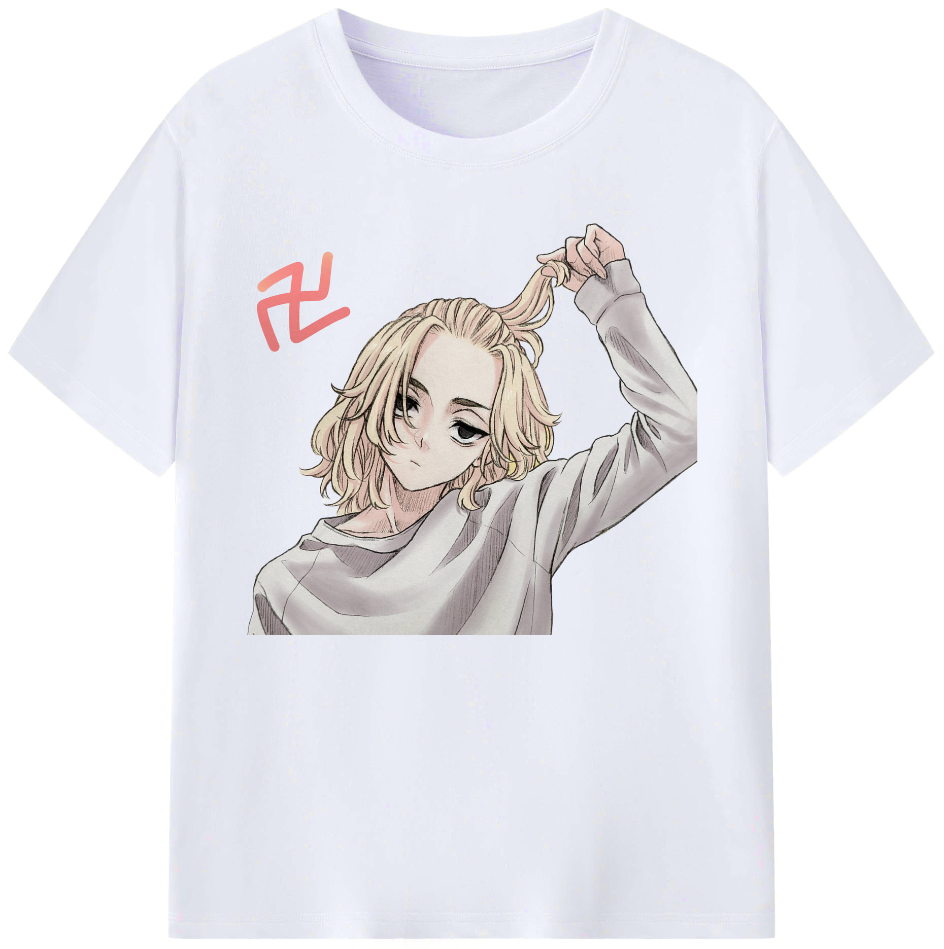 （画像用） 東京リベンジャーズ Tokyo Revengers 綿100％ メンズ半袖Tシャツ｜肌触りやわらか＆通気性