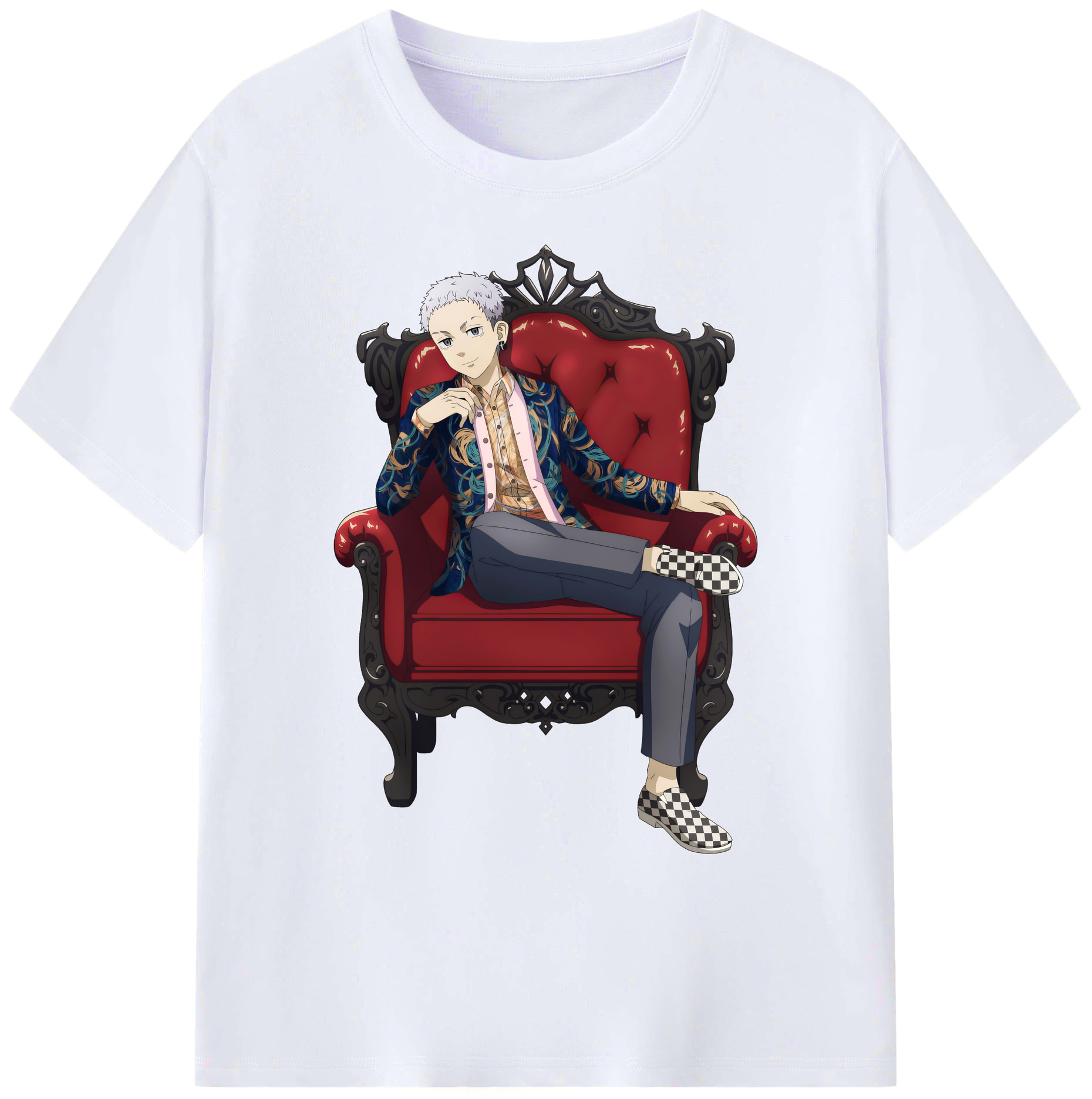 （画像用） 東京リベンジャーズ Tokyo Revengers 綿100％ メンズ半袖Tシャツ｜肌触りやわらか＆通気性