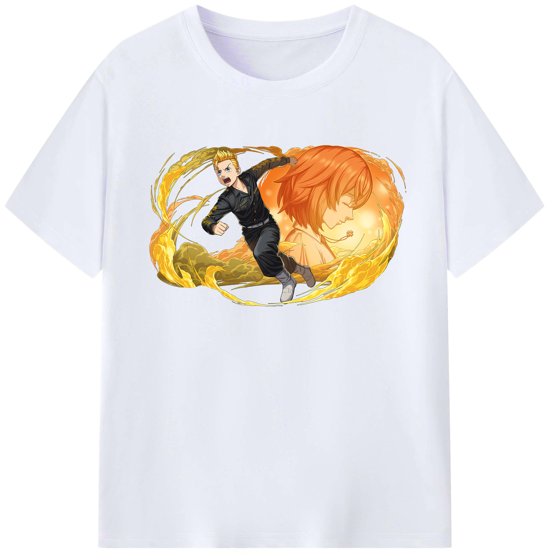 （画像用） 東京リベンジャーズ Tokyo Revengers 綿100％ メンズ半袖Tシャツ｜肌触りやわらか＆通気性
