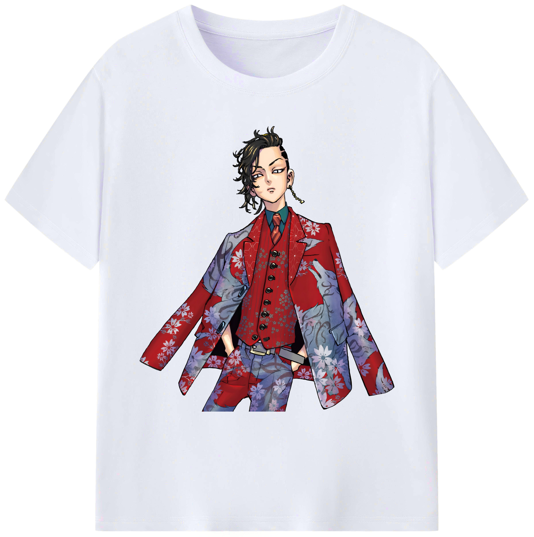 （画像用） 東京リベンジャーズ Tokyo Revengers 綿100％ メンズ半袖Tシャツ｜肌触りやわらか＆通気性