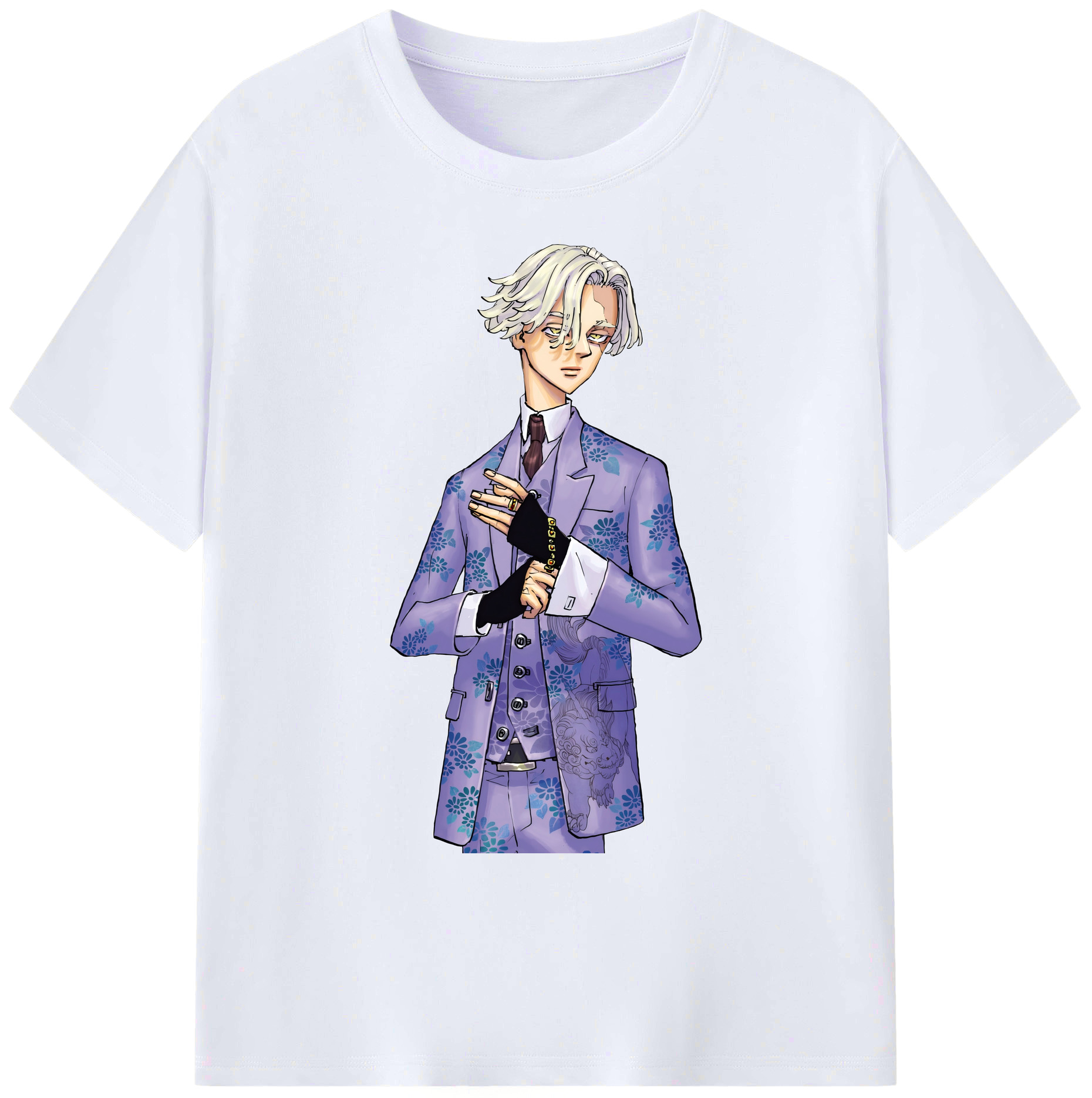 （画像用） 東京リベンジャーズ Tokyo Revengers 綿100％ メンズ半袖Tシャツ｜肌触りやわらか＆通気性
