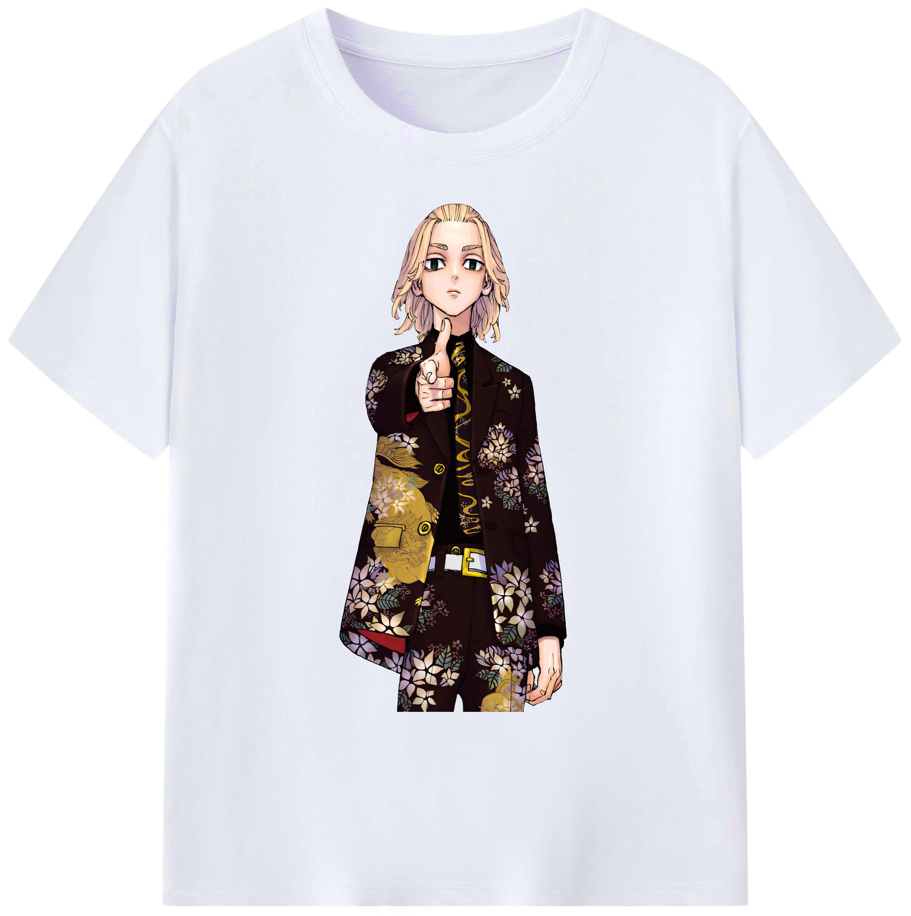 （画像用） 東京リベンジャーズ Tokyo Revengers 綿100％ メンズ半袖Tシャツ｜肌触りやわらか＆通気性
