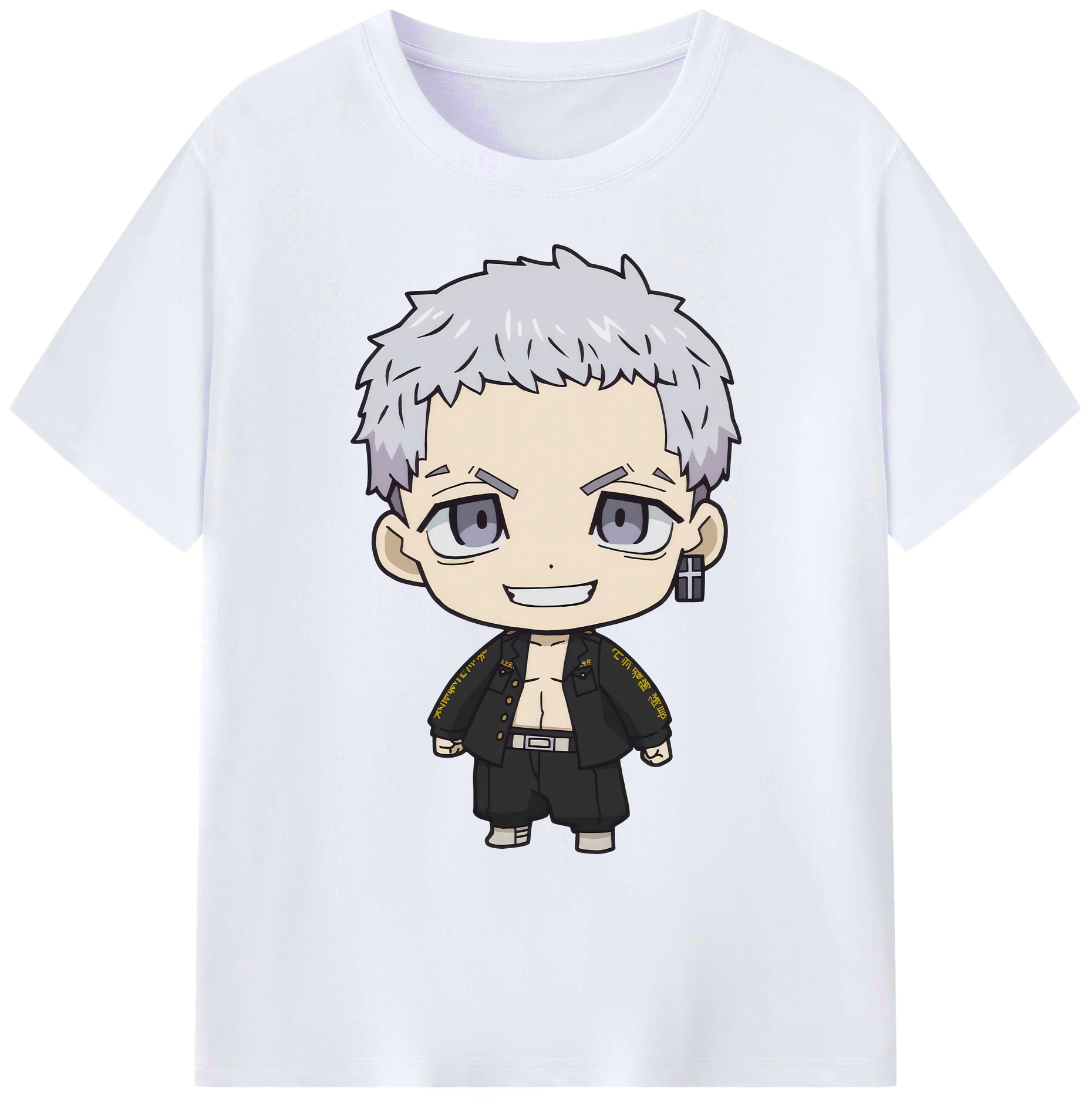 （画像用） 東京リベンジャーズ Tokyo Revengers 綿100％ メンズ半袖Tシャツ｜肌触りやわらか＆通気性