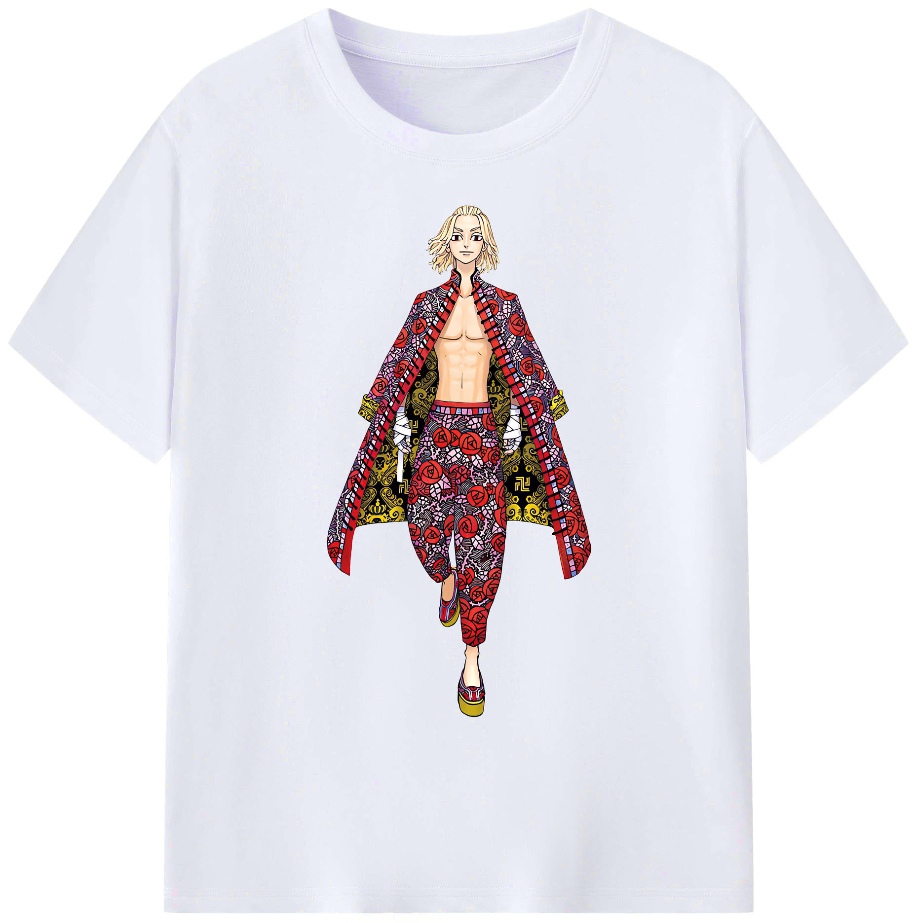 （画像用） 東京リベンジャーズ Tokyo Revengers 綿100％ メンズ半袖Tシャツ｜肌触りやわらか＆通気性