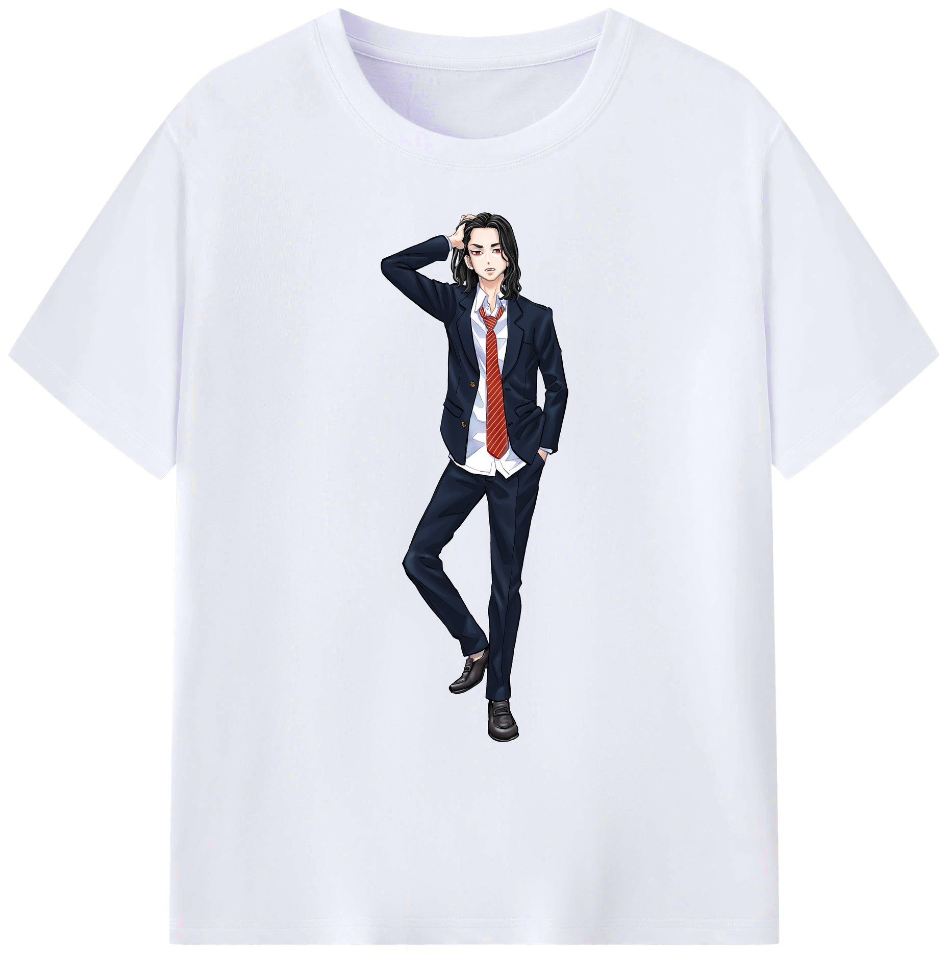 （画像用） 東京リベンジャーズ Tokyo Revengers 綿100％ メンズ半袖Tシャツ｜肌触りやわらか＆通気性