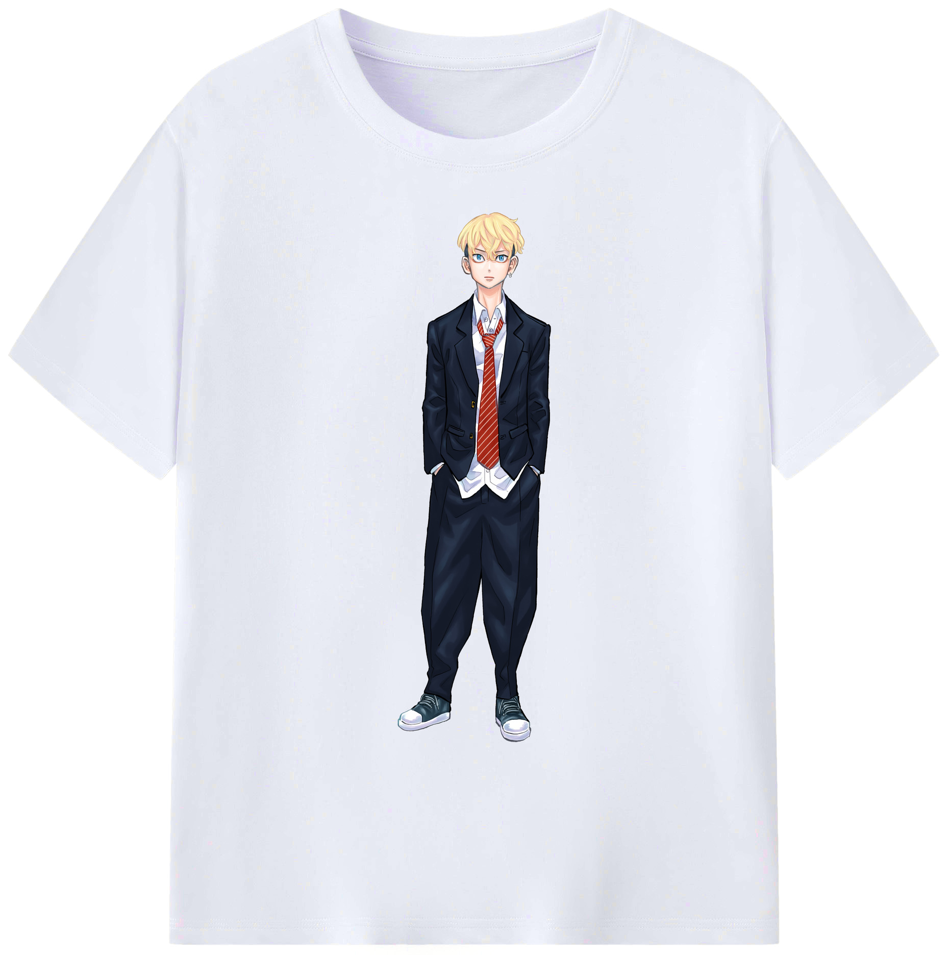 （画像用） 東京リベンジャーズ Tokyo Revengers 綿100％ メンズ半袖Tシャツ｜肌触りやわらか＆通気性
