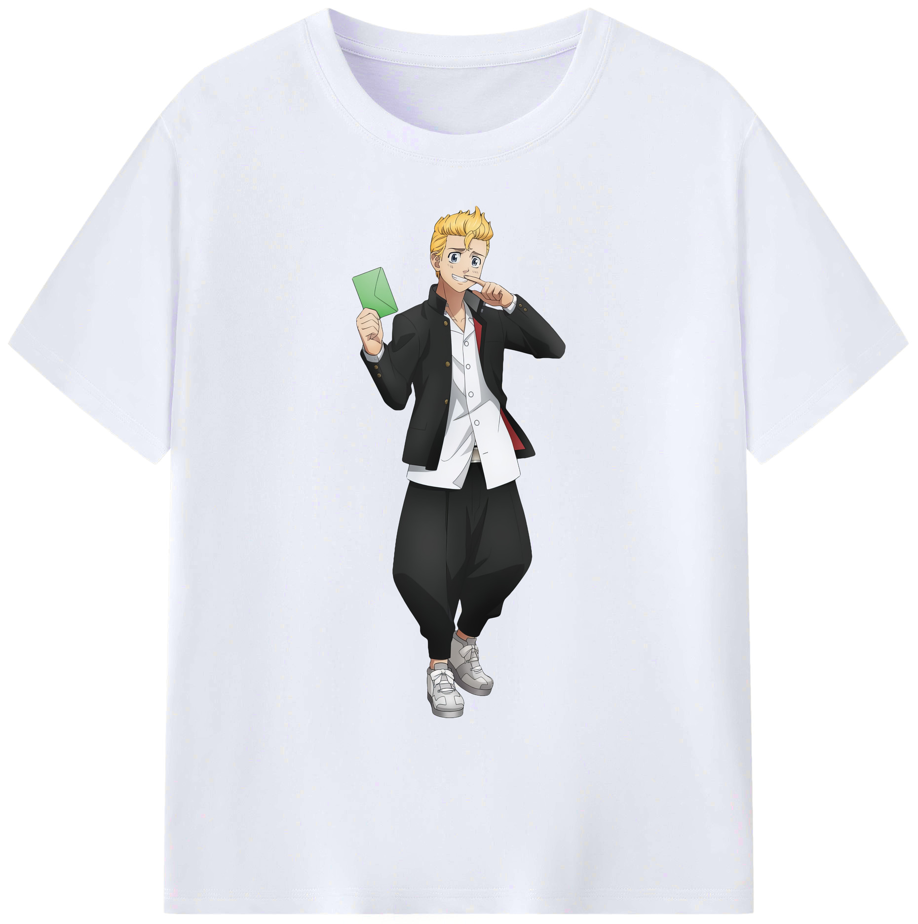 （画像用） 東京リベンジャーズ Tokyo Revengers 綿100％ メンズ半袖Tシャツ｜肌触りやわらか＆通気性