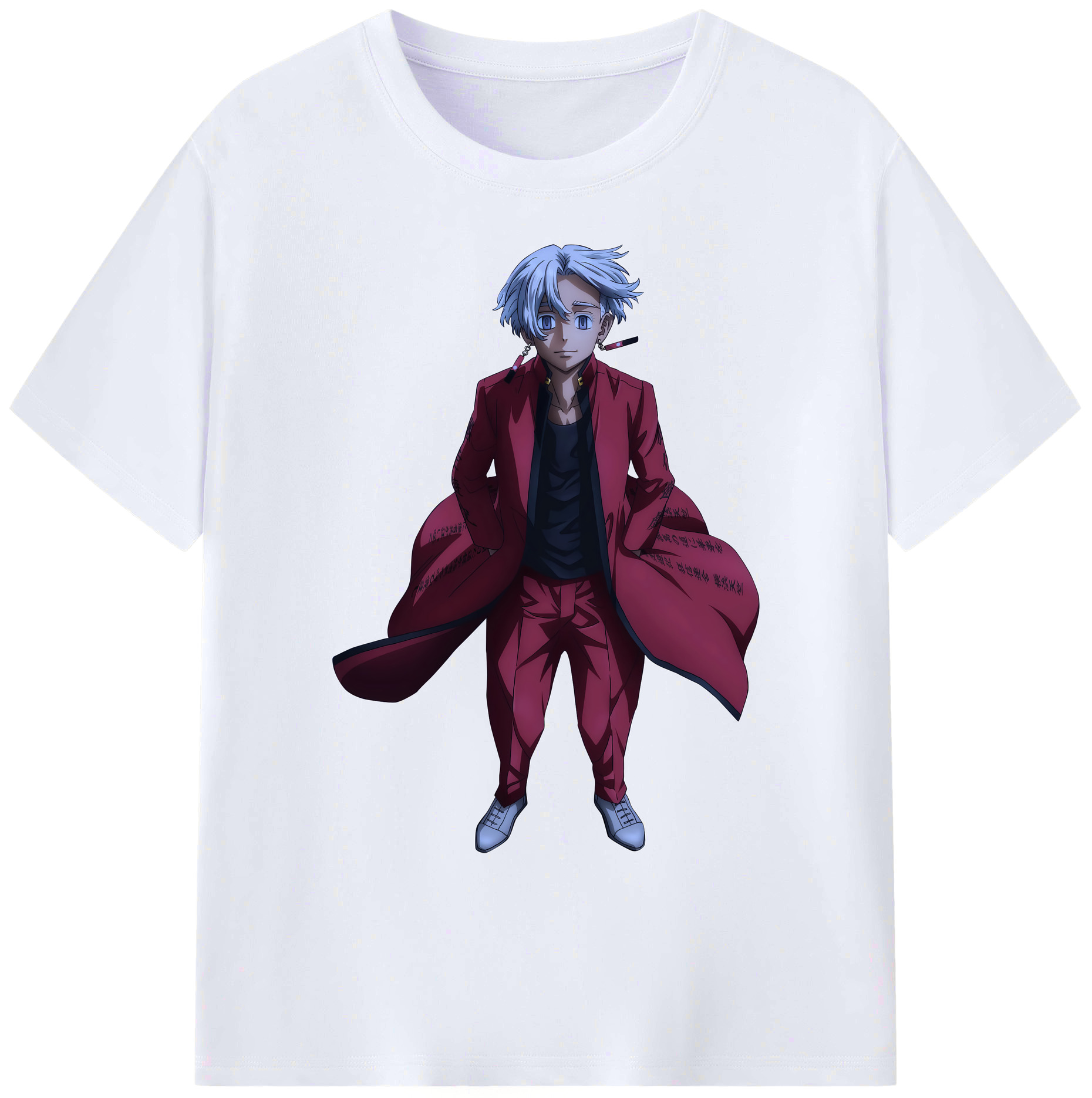 （画像用） 東京リベンジャーズ Tokyo Revengers 綿100％ メンズ半袖Tシャツ｜肌触りやわらか＆通気性