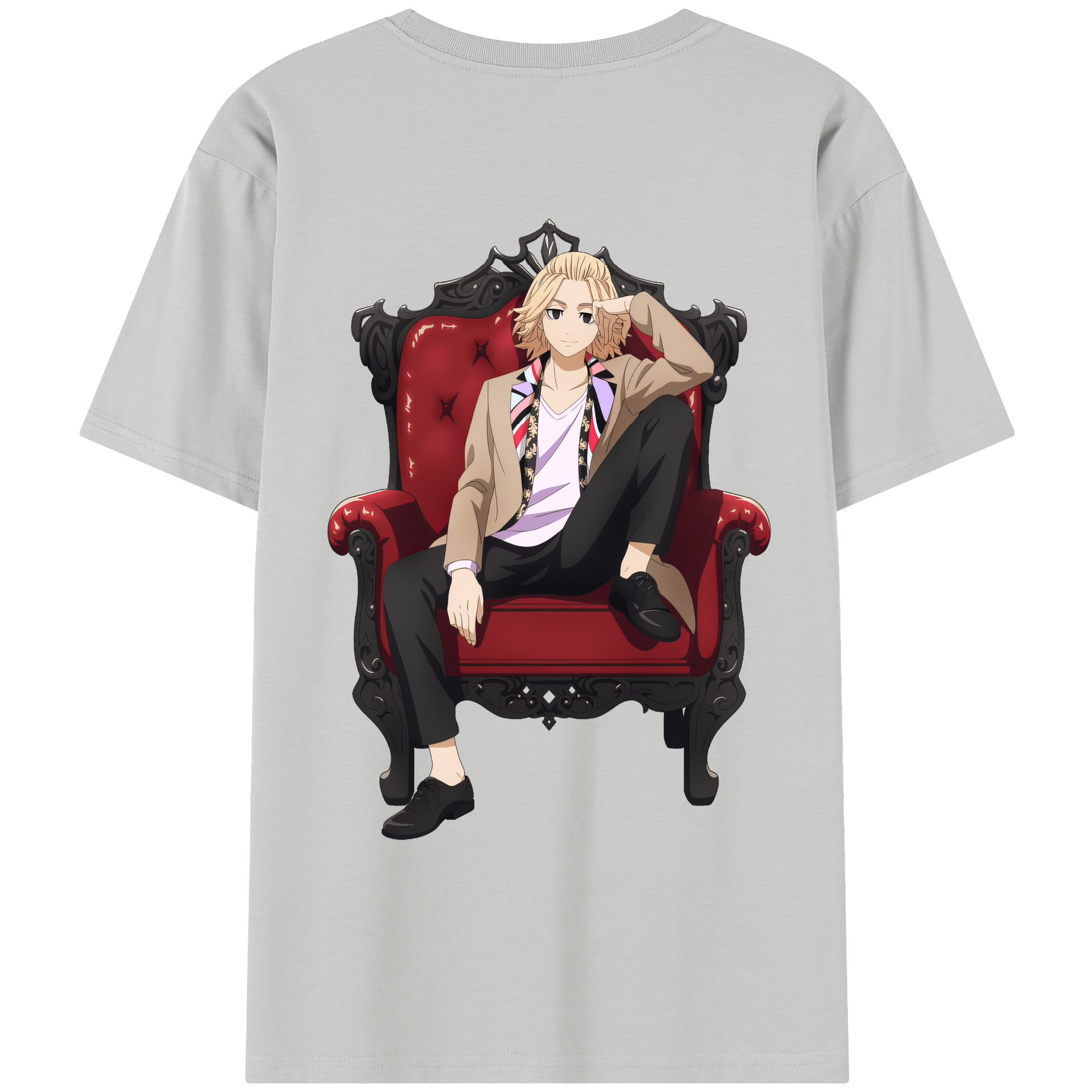 （画像用） 東京リベンジャーズ Tokyo Revengers レディース半袖Tシャツ(バックプリント)