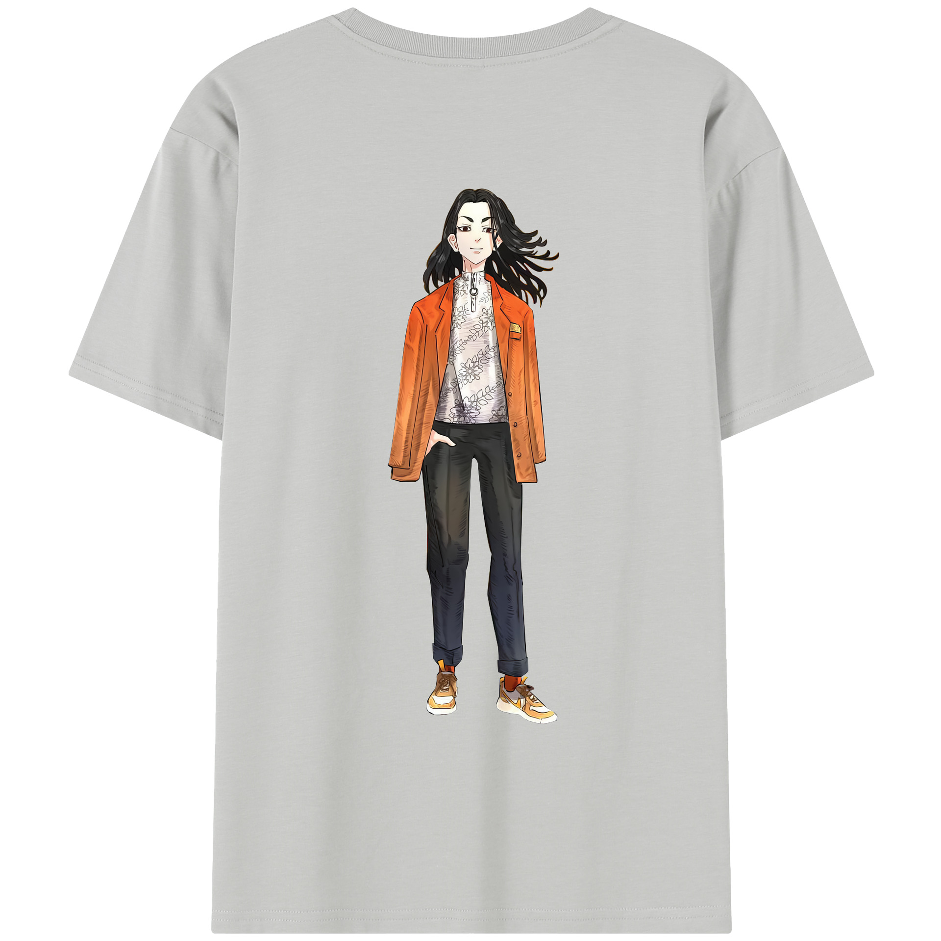 （画像用） 東京リベンジャーズ Tokyo Revengers レディース半袖Tシャツ(バックプリント)