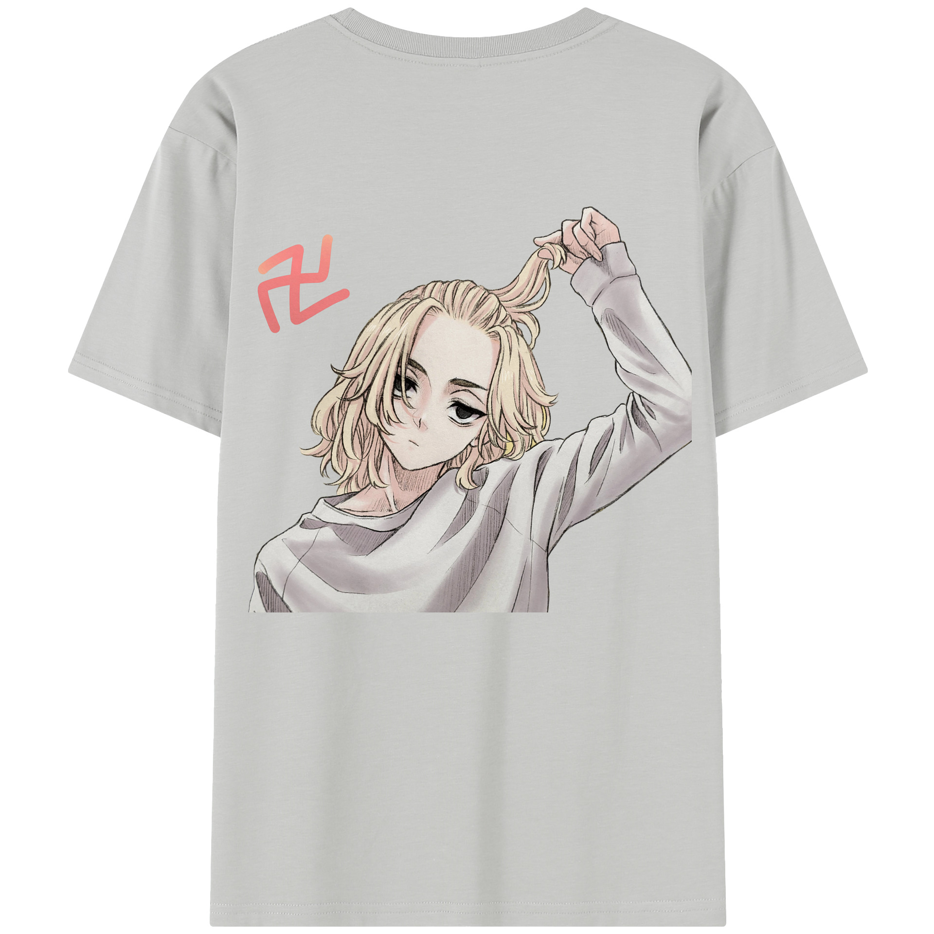 （画像用） 東京リベンジャーズ Tokyo Revengers レディース半袖Tシャツ(バックプリント)