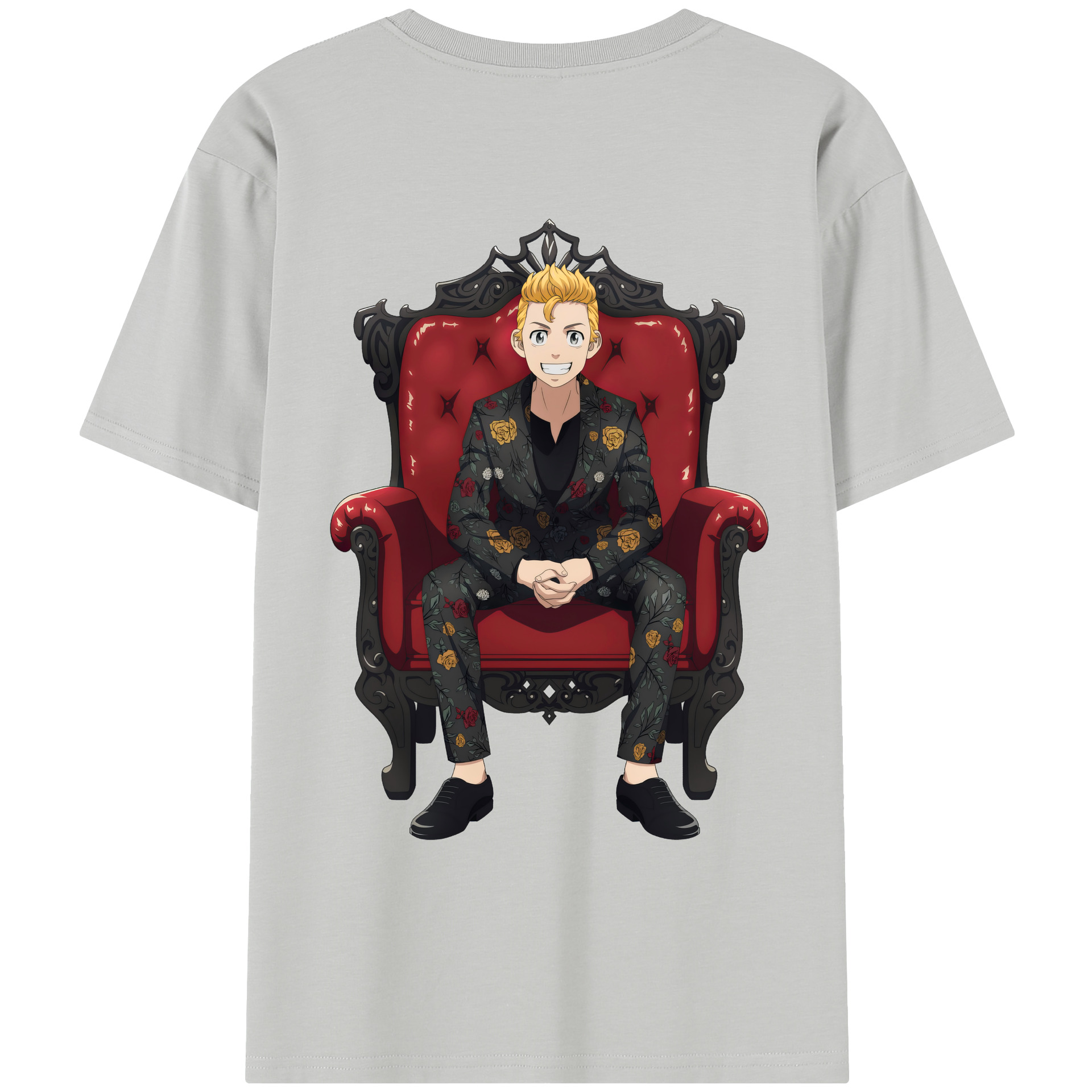 （画像用） 東京リベンジャーズ Tokyo Revengers レディース半袖Tシャツ(バックプリント)