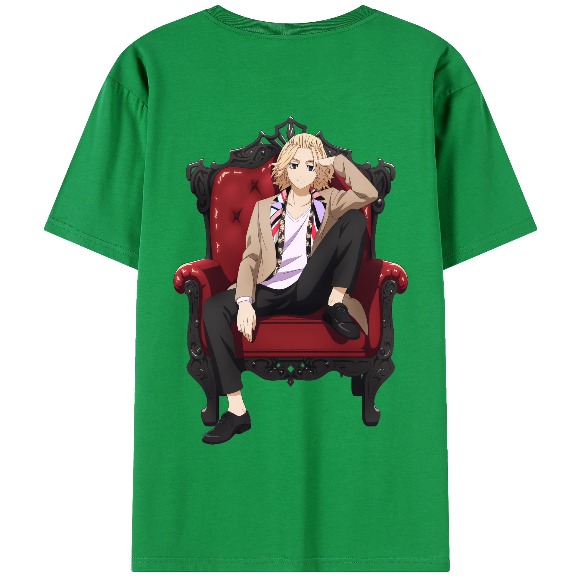 （画像用） 東京リベンジャーズ Tokyo Revengers レディース半袖Tシャツ(バックプリント)