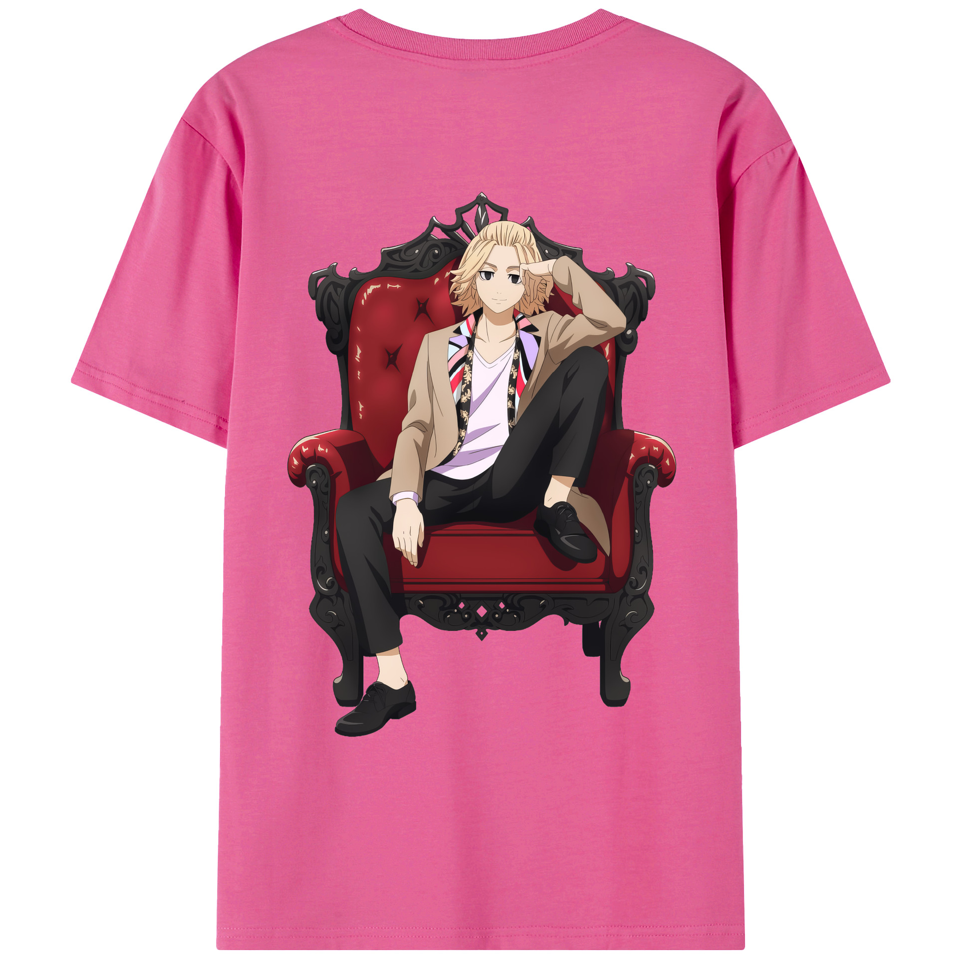 （画像用） 東京リベンジャーズ Tokyo Revengers レディース半袖Tシャツ(バックプリント)