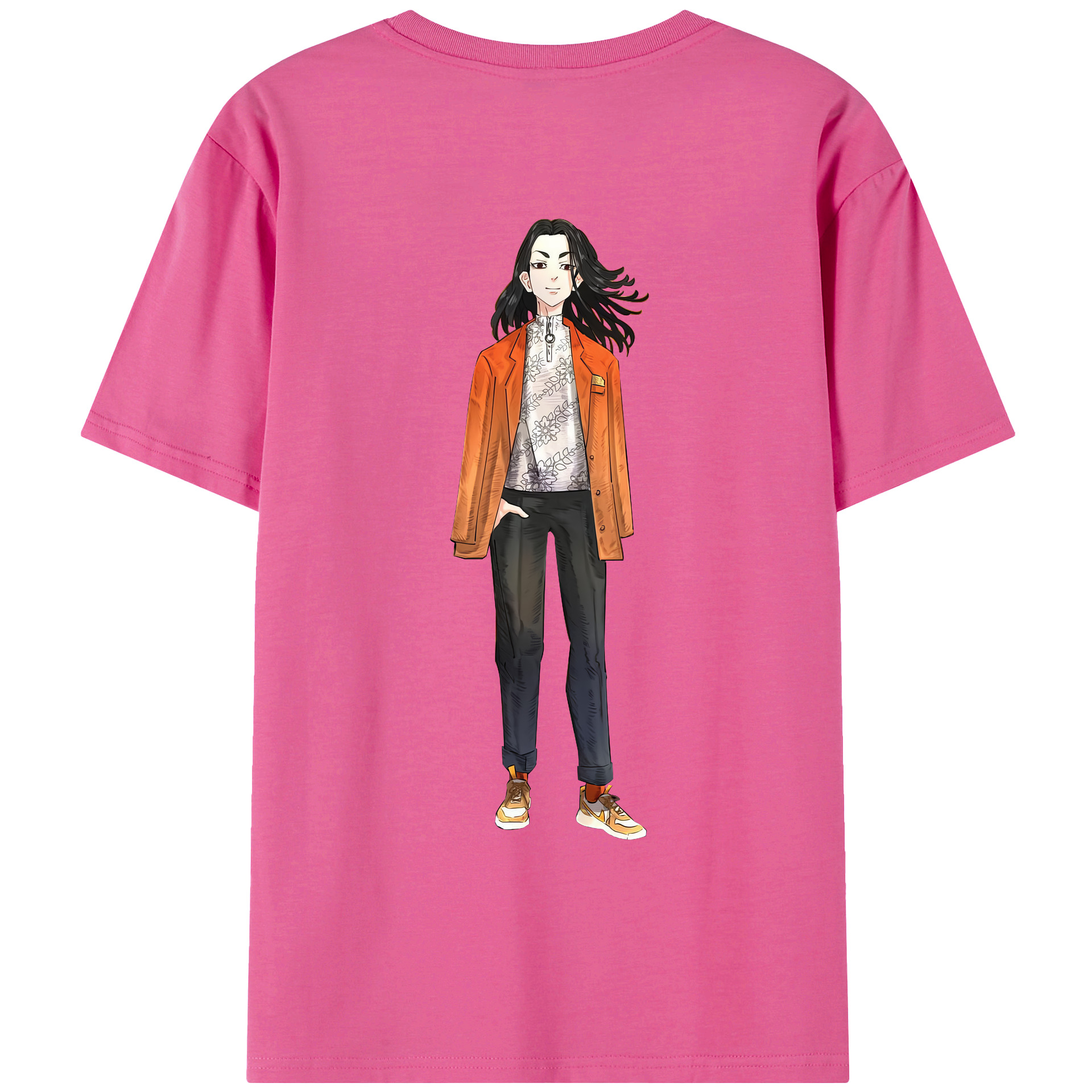 （画像用） 東京リベンジャーズ Tokyo Revengers レディース半袖Tシャツ(バックプリント)