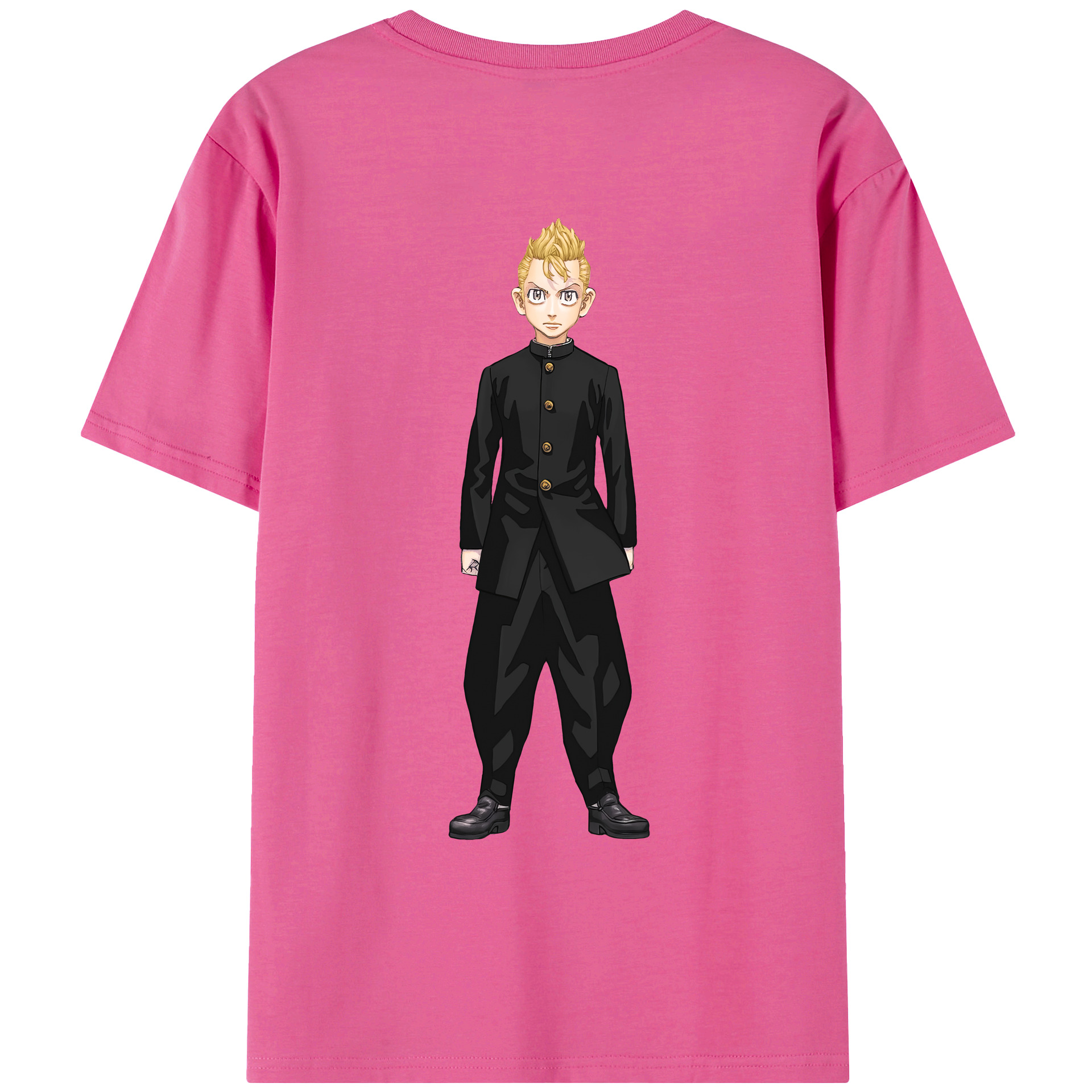 （画像用） 東京リベンジャーズ Tokyo Revengers レディース半袖Tシャツ(バックプリント)