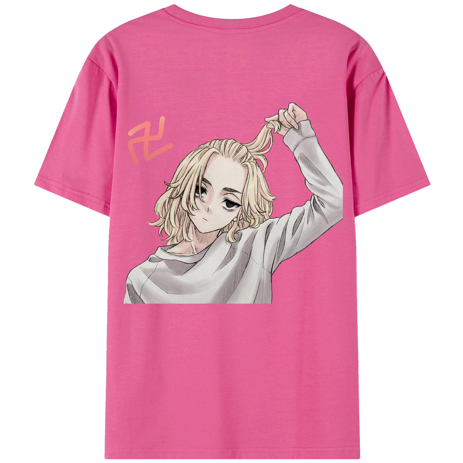 （画像用） 東京リベンジャーズ Tokyo Revengers レディース半袖Tシャツ(バックプリント)