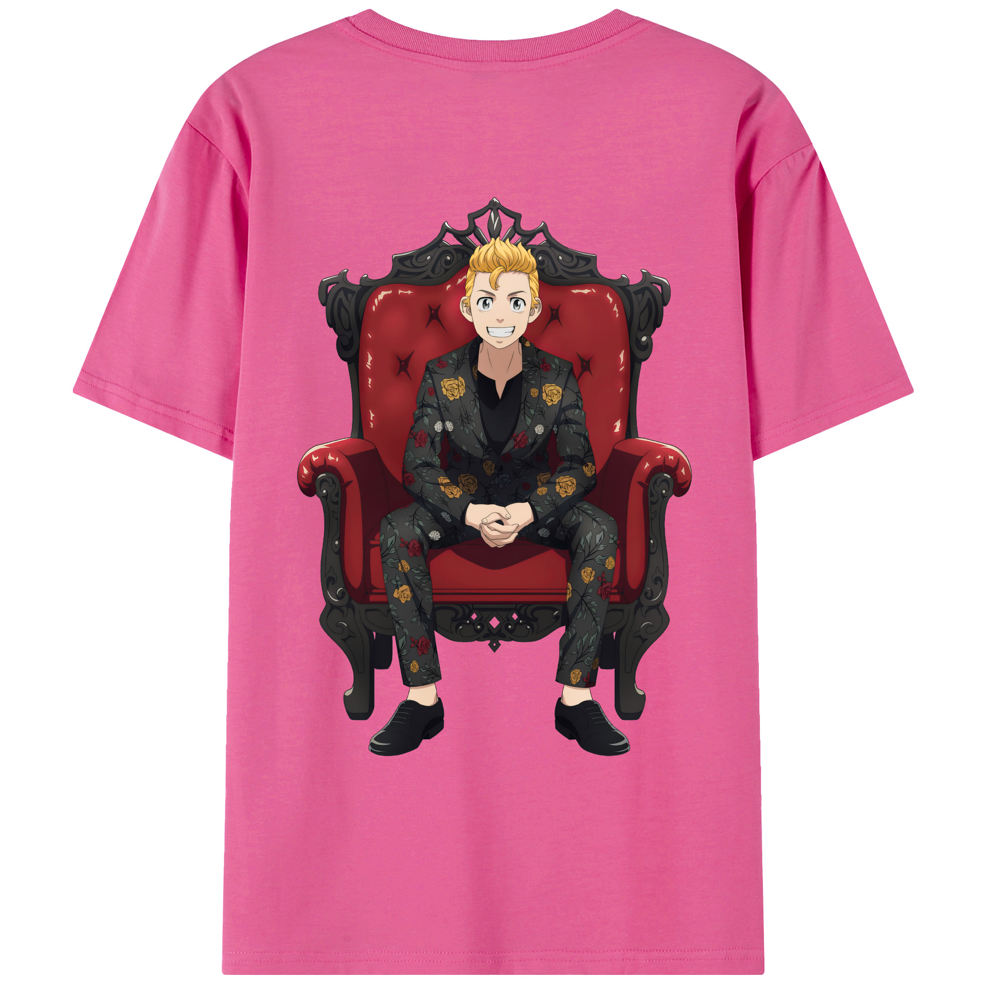（画像用） 東京リベンジャーズ Tokyo Revengers レディース半袖Tシャツ(バックプリント)