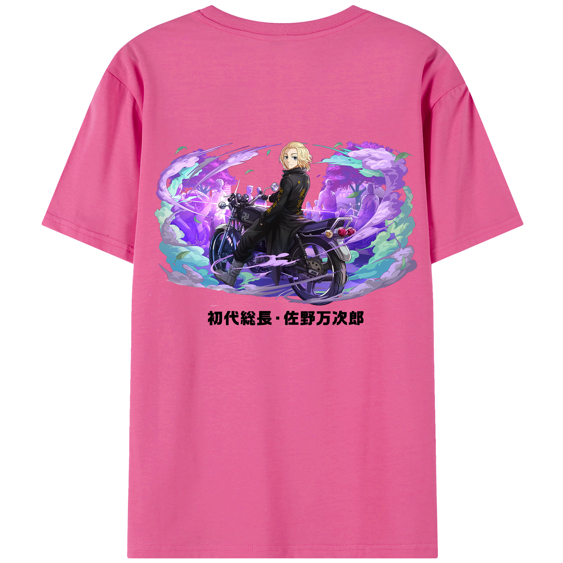 （画像用） 東京リベンジャーズ Tokyo Revengers レディース半袖Tシャツ(バックプリント)