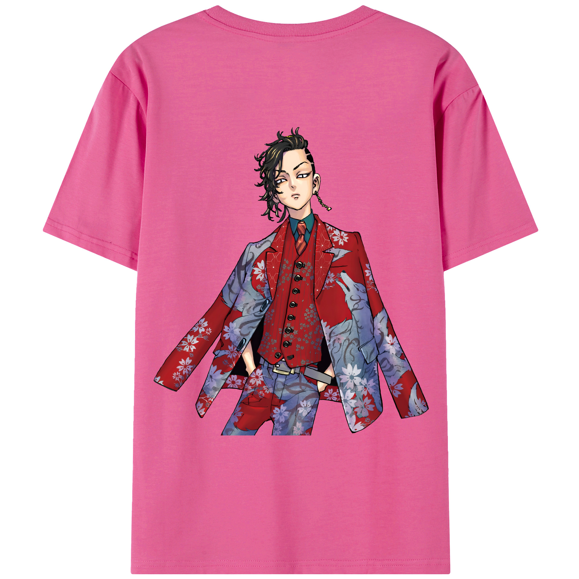 （画像用） 東京リベンジャーズ Tokyo Revengers レディース半袖Tシャツ(バックプリント)
