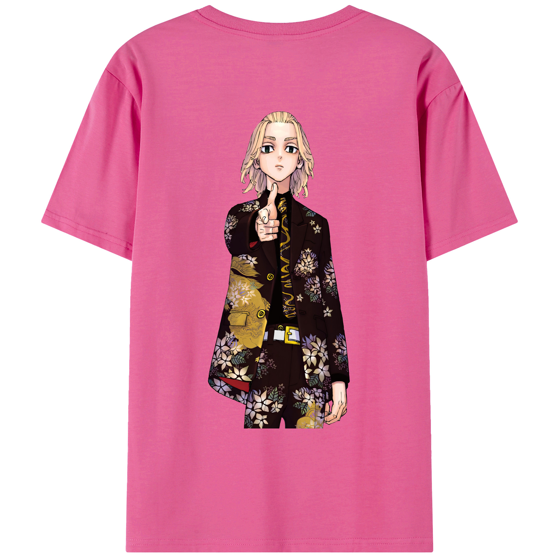 （画像用） 東京リベンジャーズ Tokyo Revengers レディース半袖Tシャツ(バックプリント)